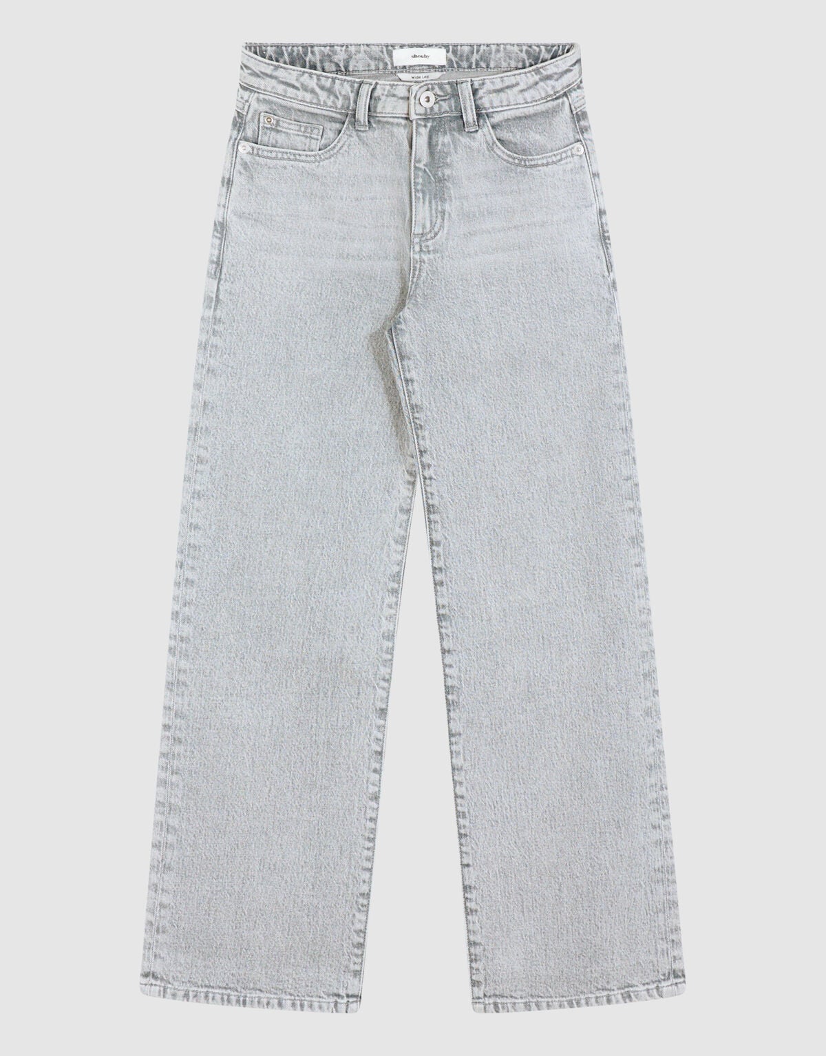 Weit geschnittene Jeans aus hellgrau SHOEBY GIRLS