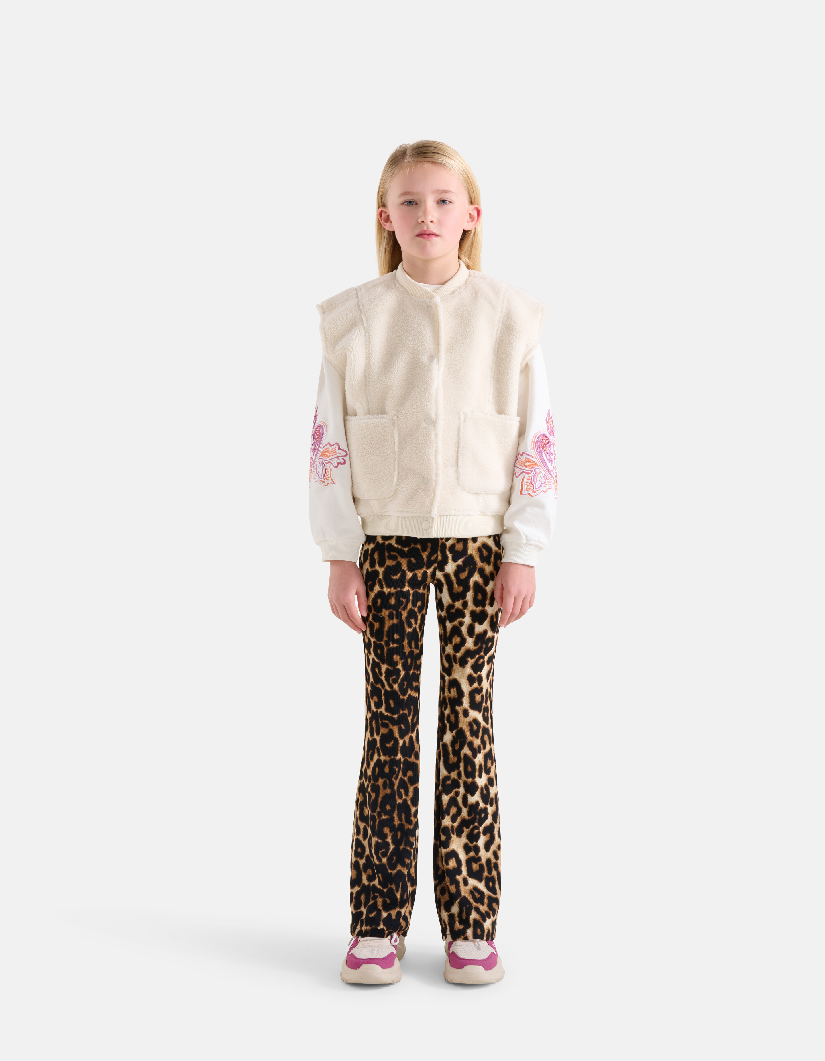 Leopard Rib Legging Braun SHOEBY GIRLS