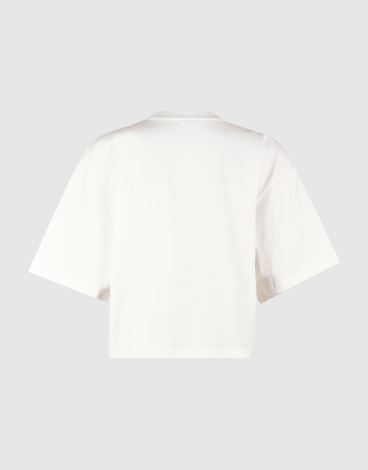 Cropped Boxy Fit T-Shirt Weiß SHOEBY WOMEN
