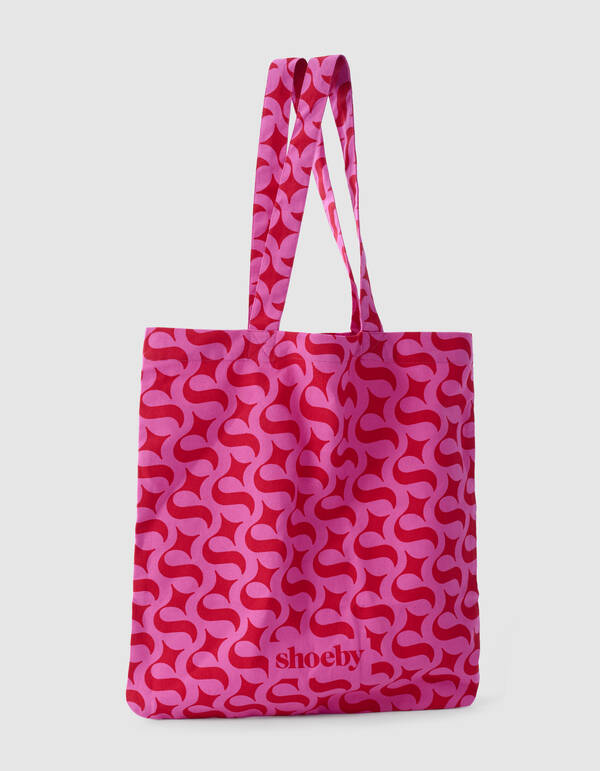 Shoeby Logo Shopper Rosa/Rot SHOEBY ACCESSOIRES