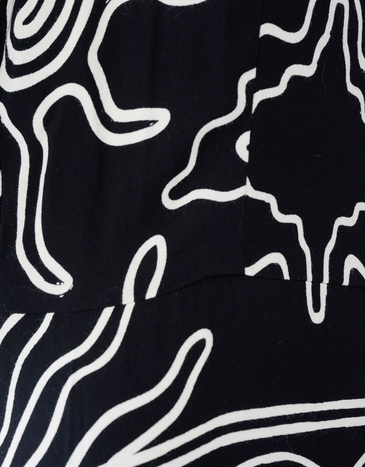 Bedrucktes Maxikleid Schwarz SHOEBY WOMEN