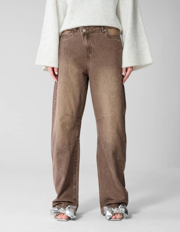 Jeans mit asymmetrischer Passform Barrel Fit Washe SHOEBY WOMEN