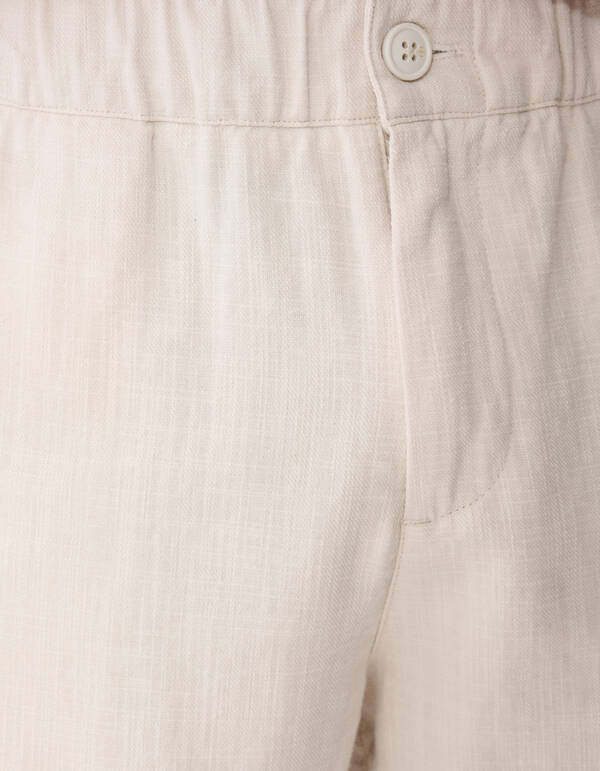 Leinen Shorts Sand SHOEBY MEN