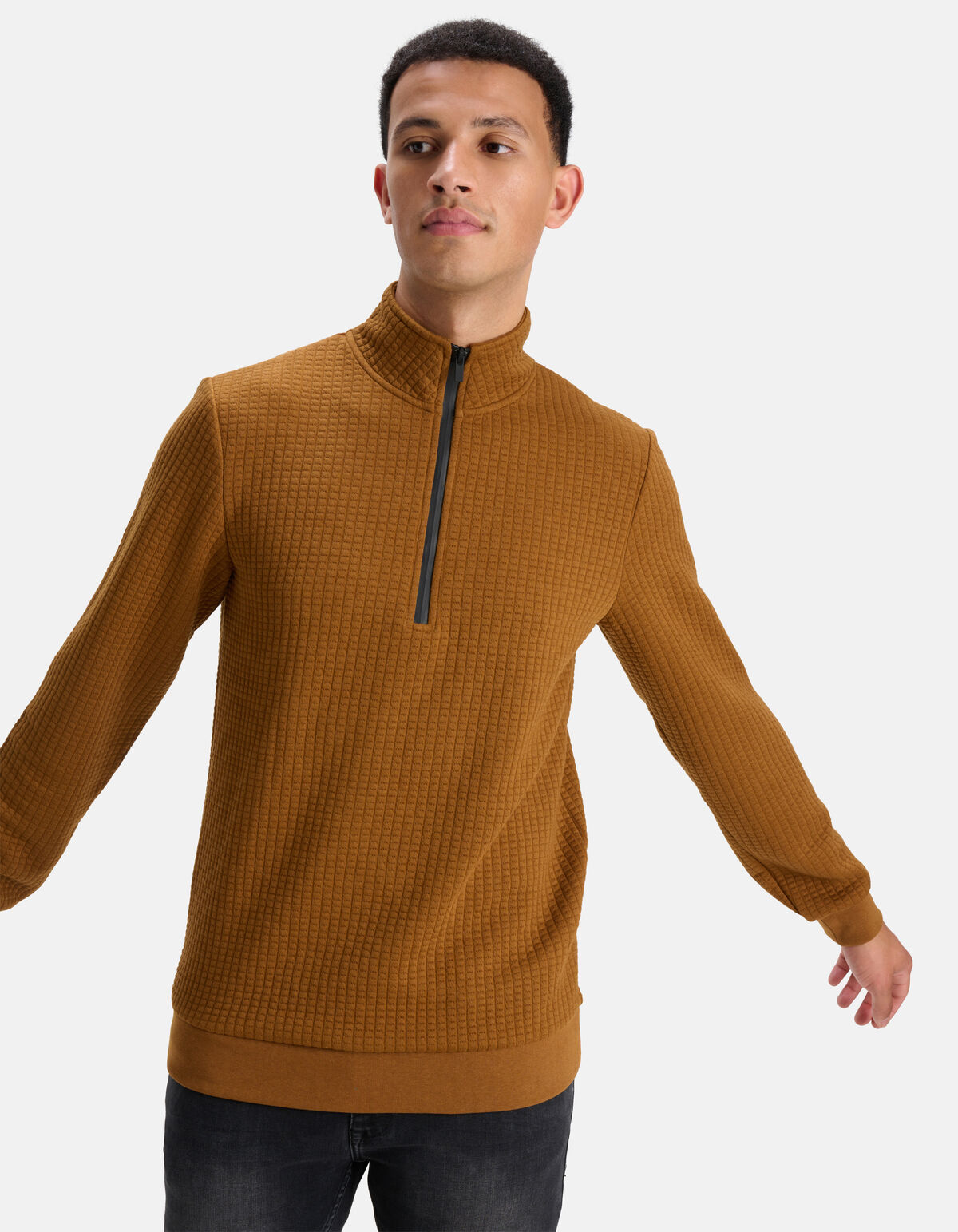 Gesteppte Pullover Braun SHOEBY MEN