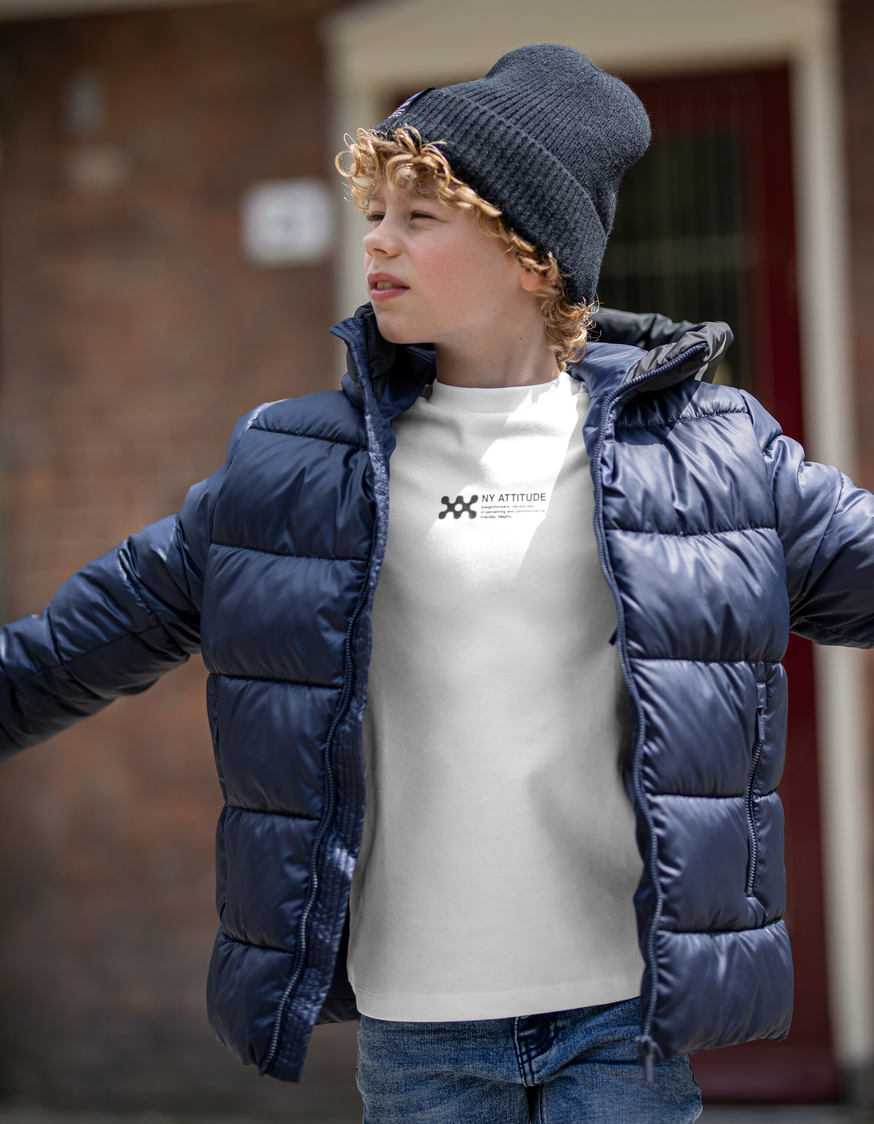 Grafik-Langarmshirt Weiß SHOEBY BOYS