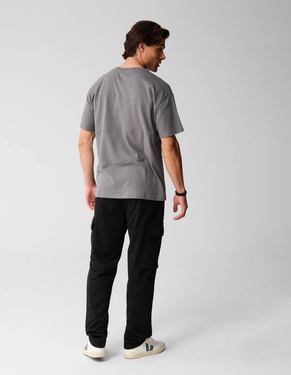 Schwarze Cargo-Hose mit schmaler Passform SHOEBY MEN