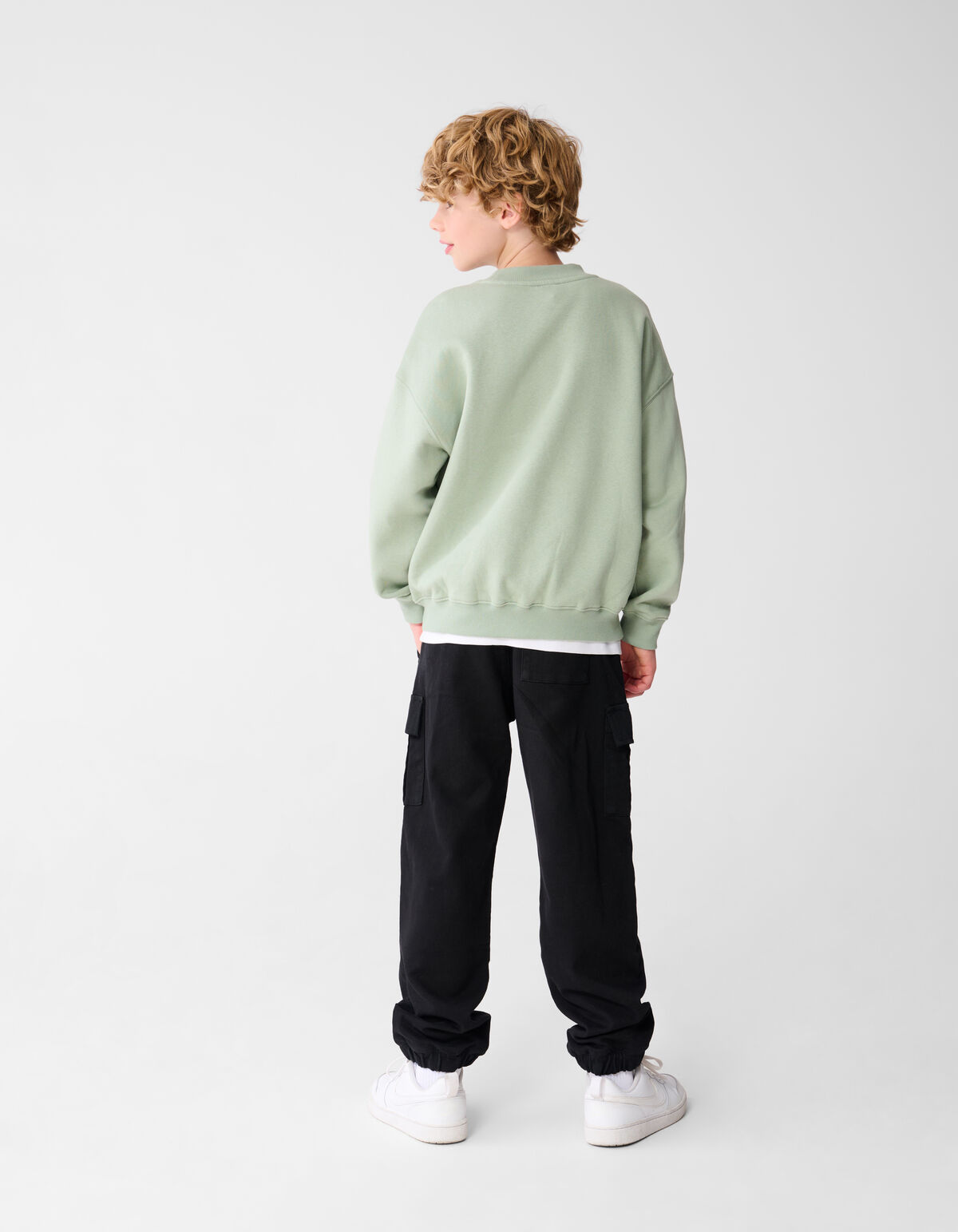 Trailraze Kunstwerk Pullover Grün SHOEBY BOYS