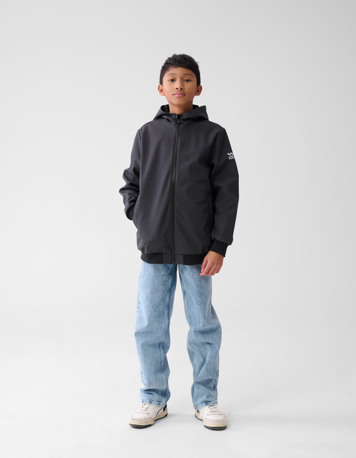 Softshell-Jacke Dunkelgrau SHOEBY BOYS