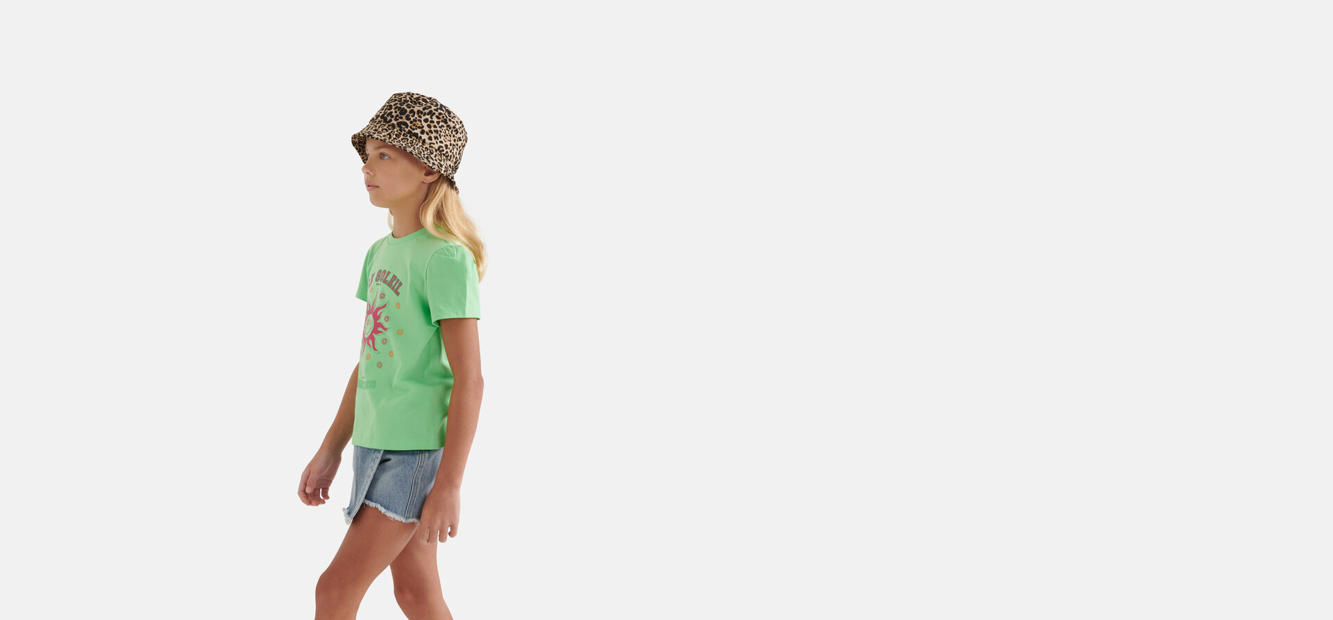 Printed T-Shirt Grün SHOEBY GIRLS