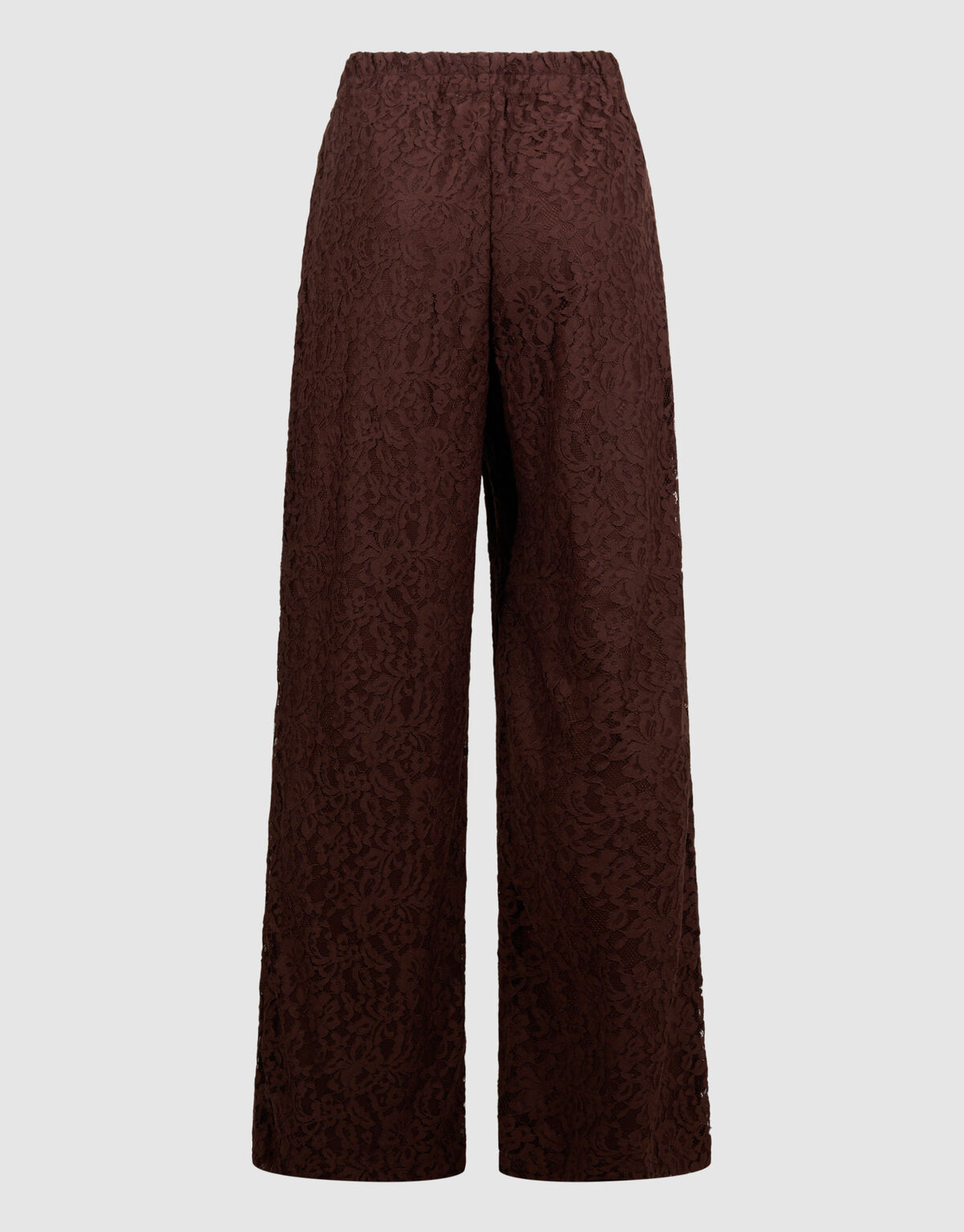 Braune Spitzenhose mit weitem Bein SHOEBY WOMEN