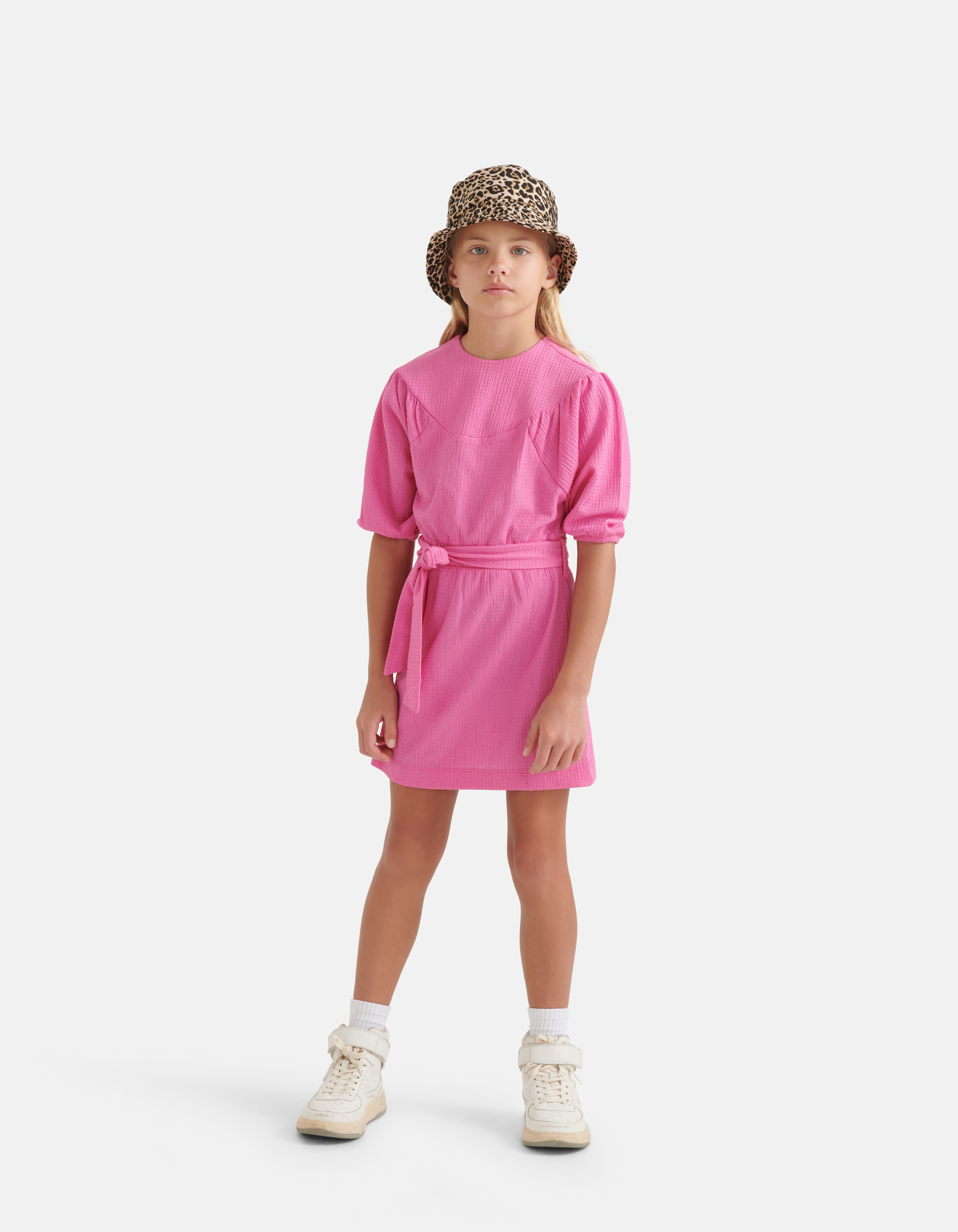 Crinkle Dress Pink SHOEBY GIRLS
