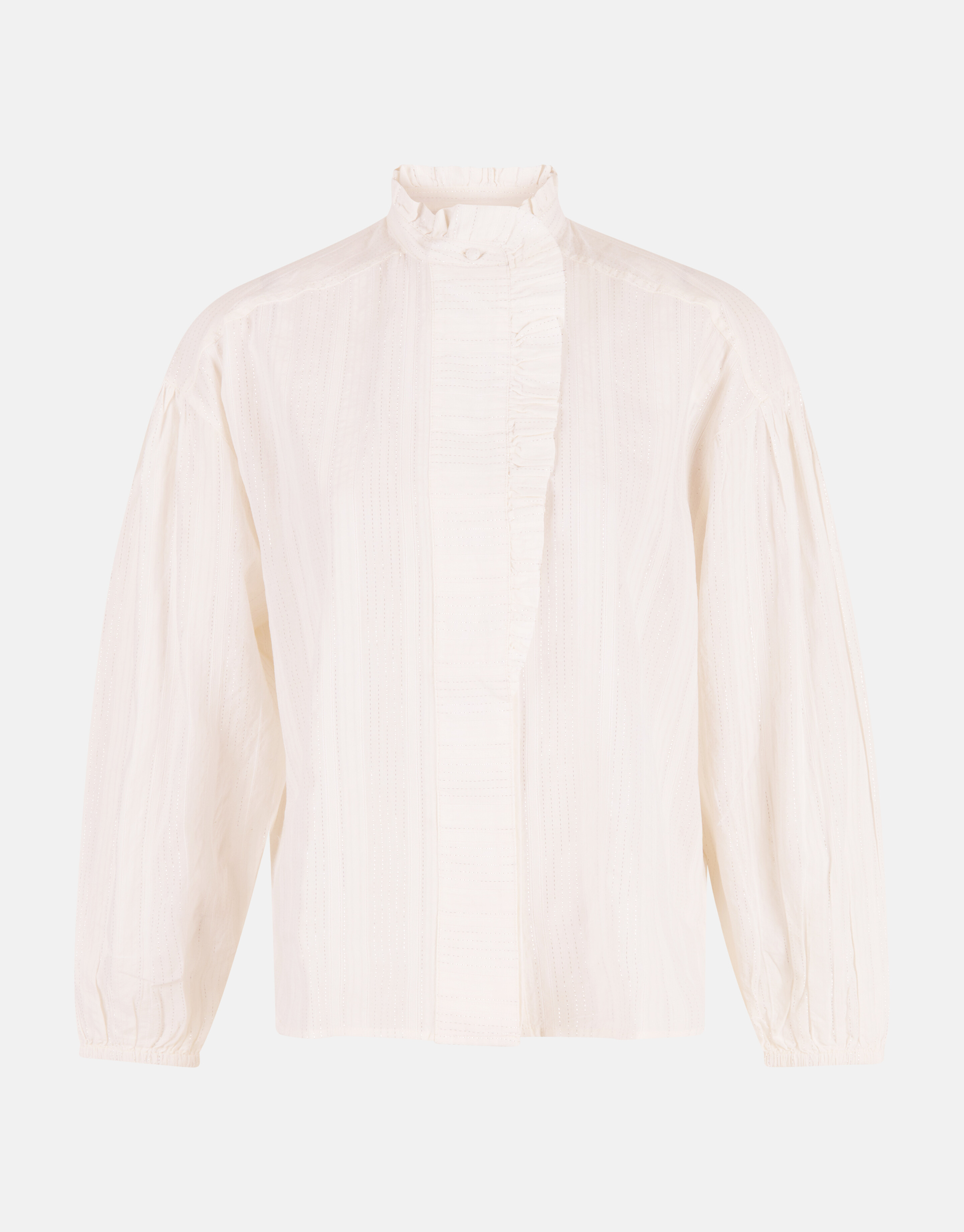 Gestreifte Lurexbluse Off White SHOEBY WOMEN