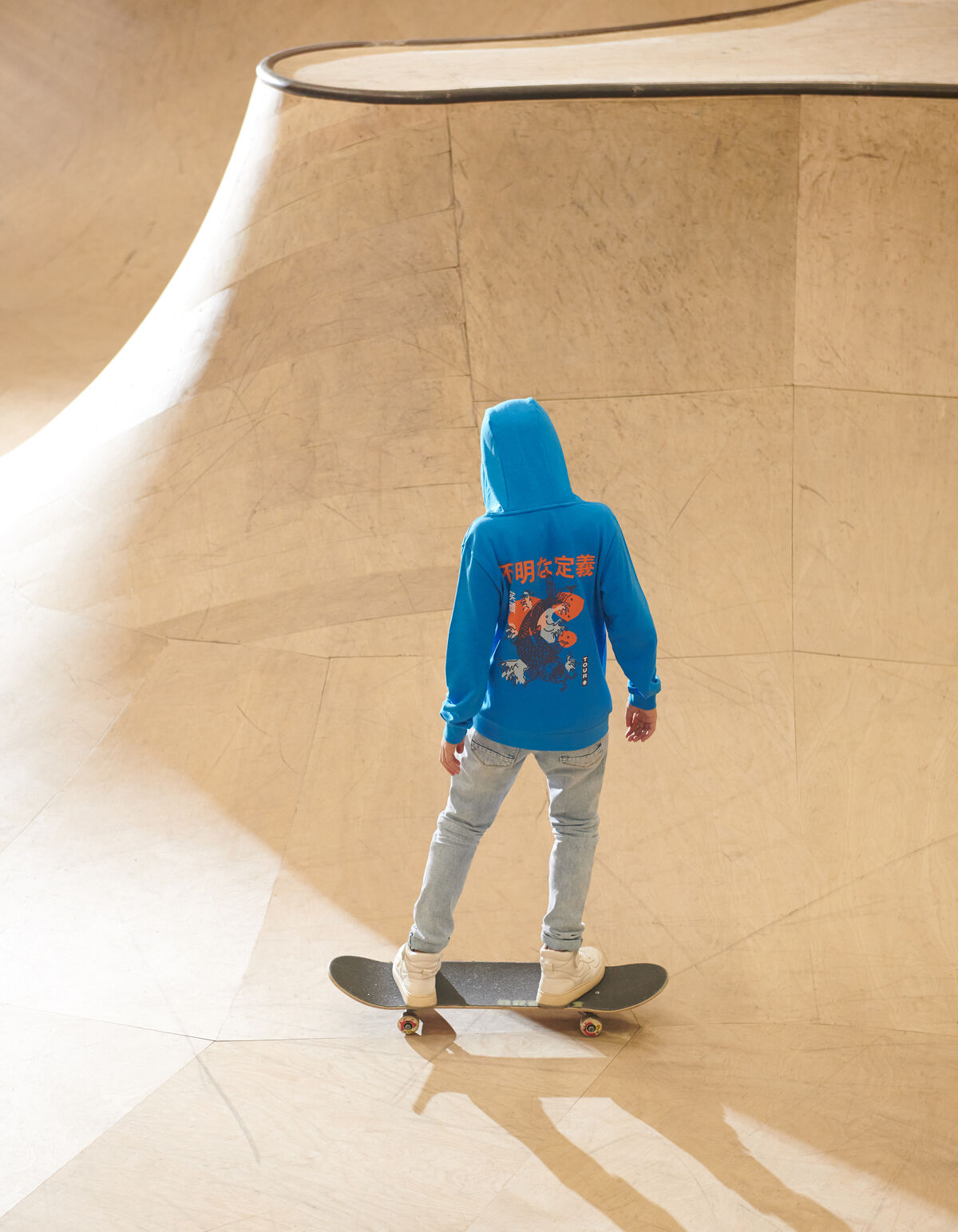 Artwork Hoodie Blau SHOEBY BOYS