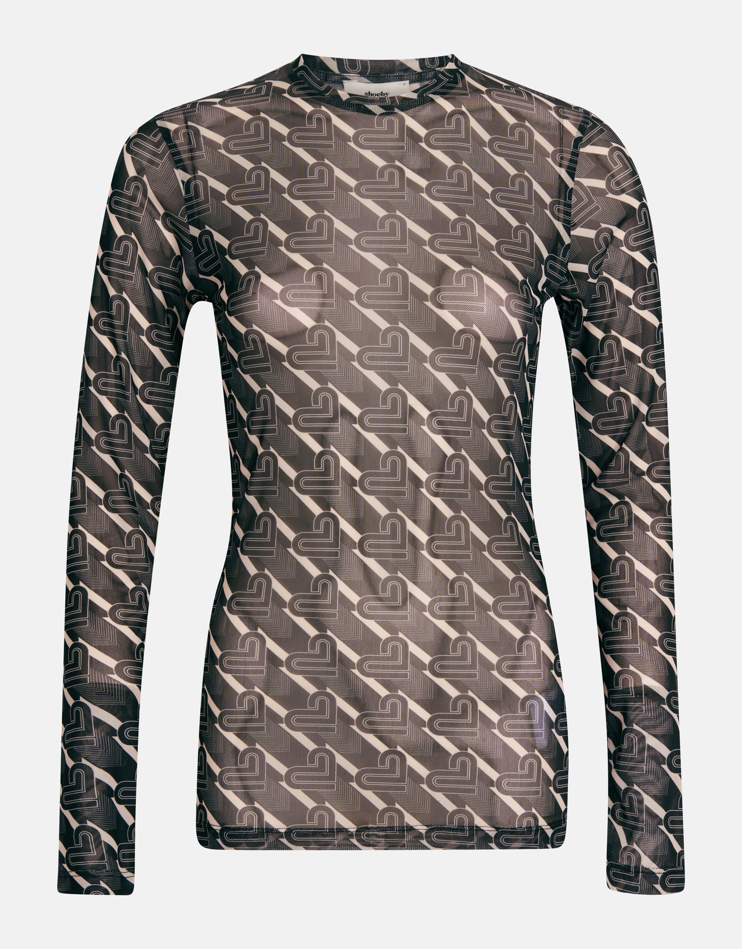 Mesh Top Schwarz/Weiß SHOEBY WOMEN
