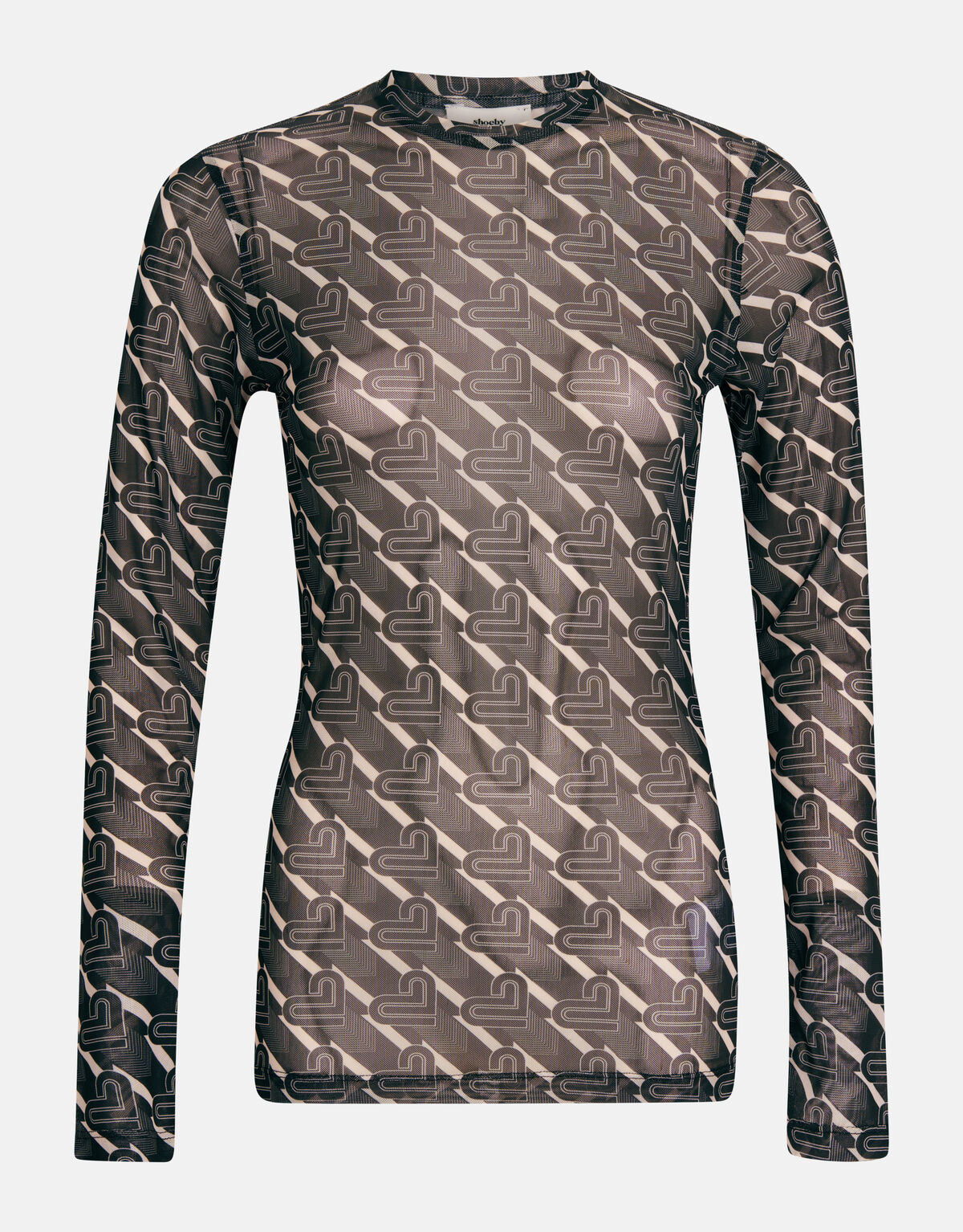 Mesh Top Schwarz/Weiß SHOEBY WOMEN