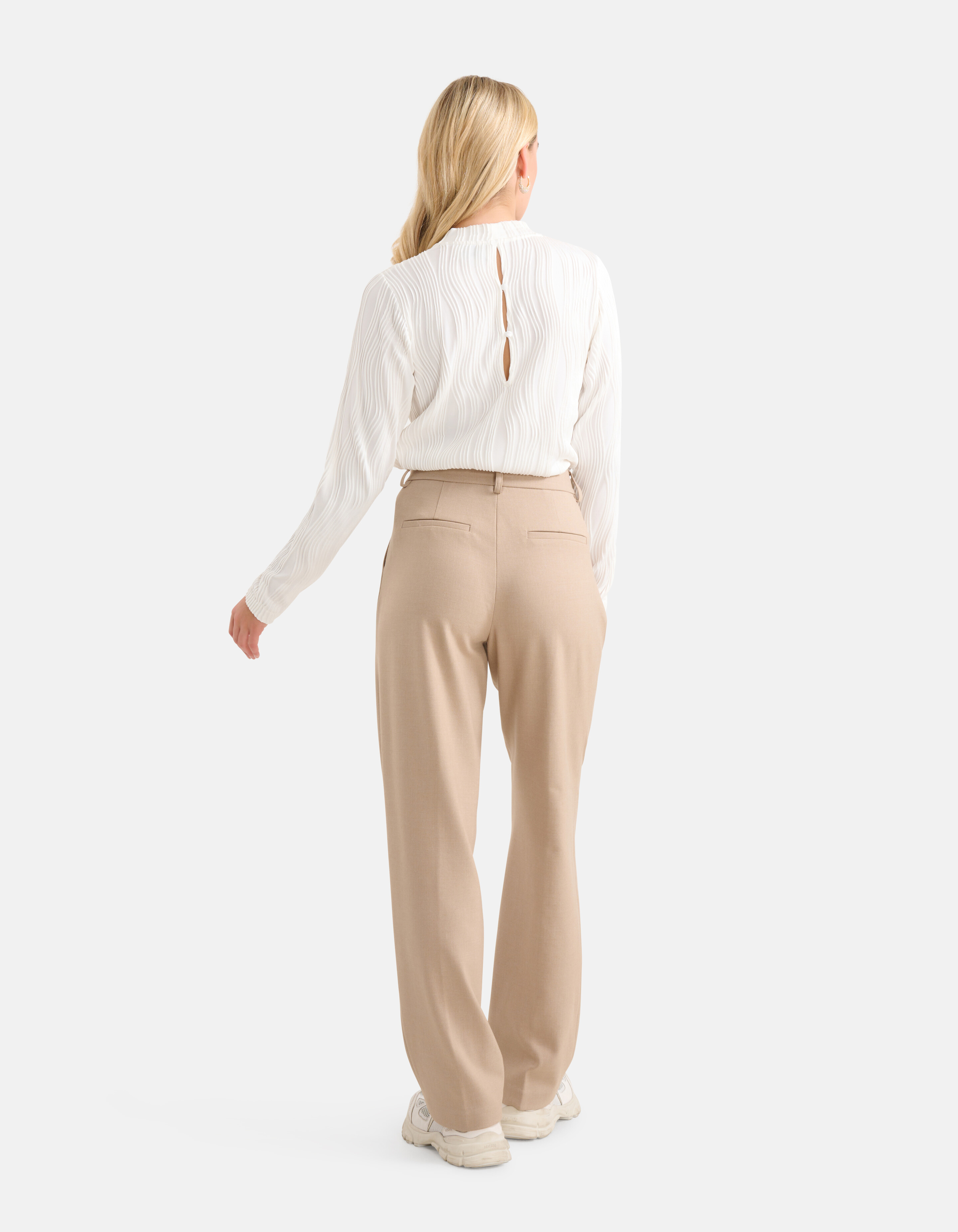 Gerade geschnittene Hose Beige SHOEBY WOMEN