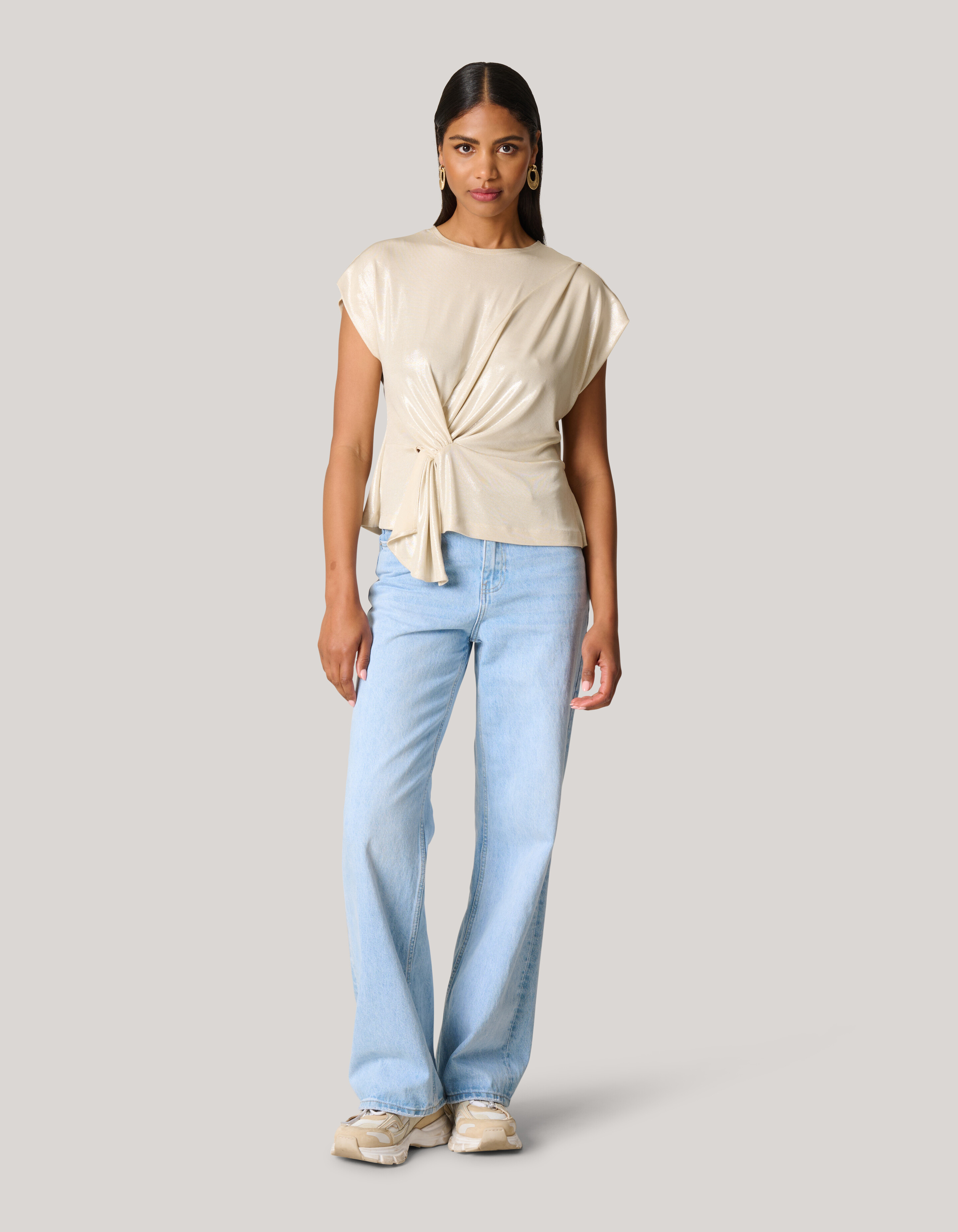 Knotted Top Goud SHOEBY WOMEN