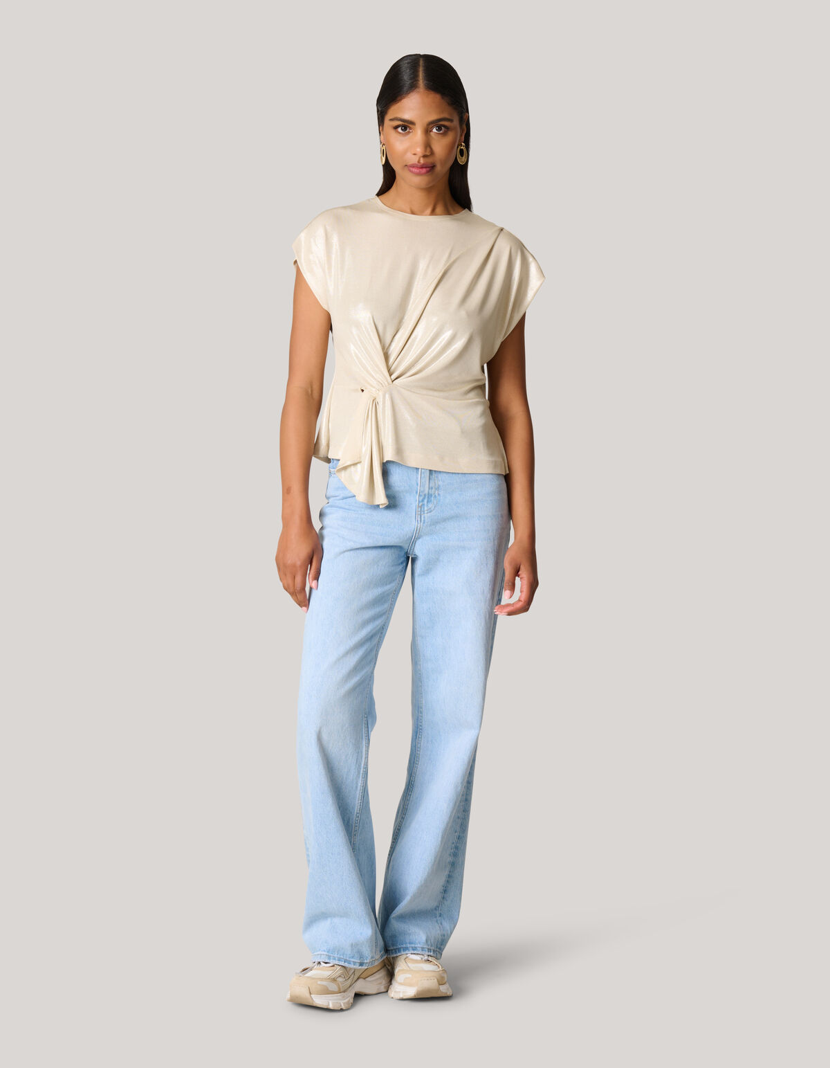 Knotted Top Goud SHOEBY WOMEN
