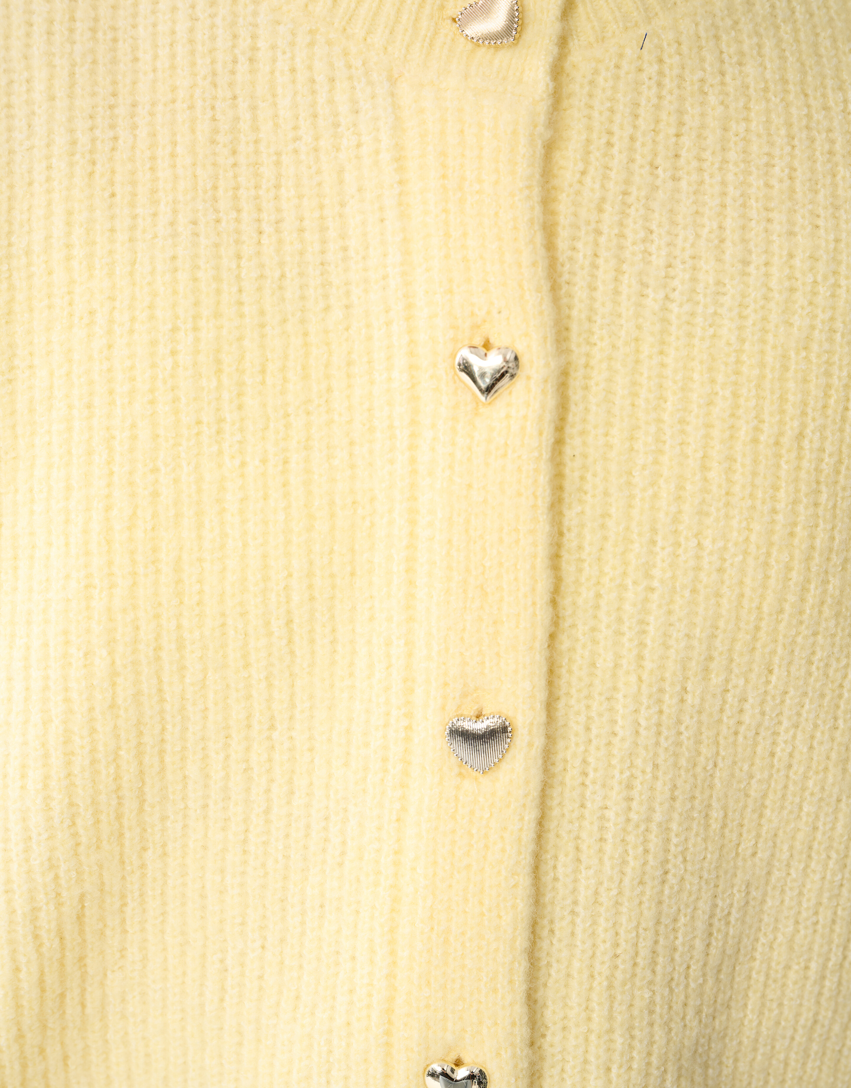 Gestricktes &auml;rmelloses Weste Hellgelb SHOEBY GIRLS