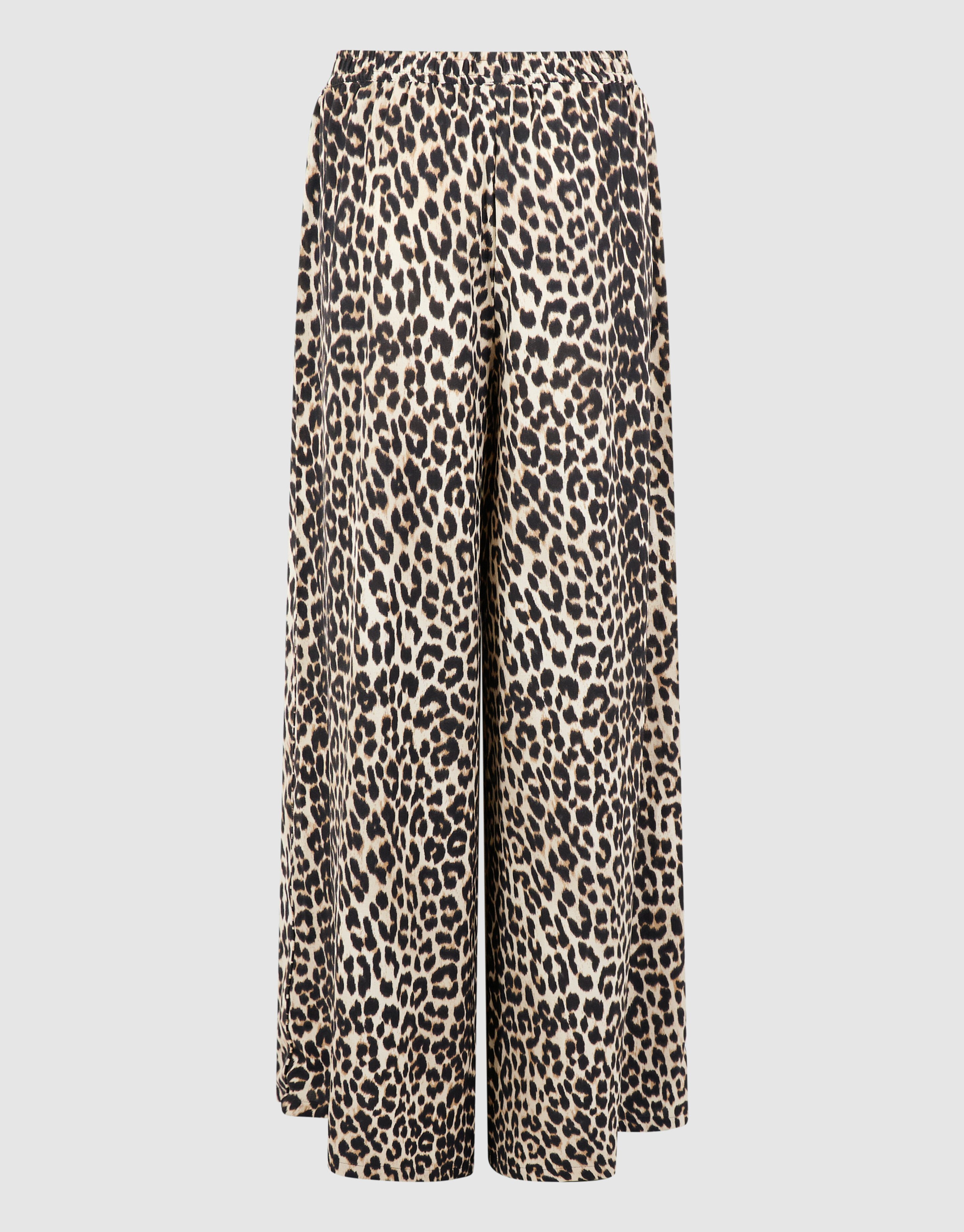 Leopard Twist Weitbein-Hose Braun SHOEBY WOMEN