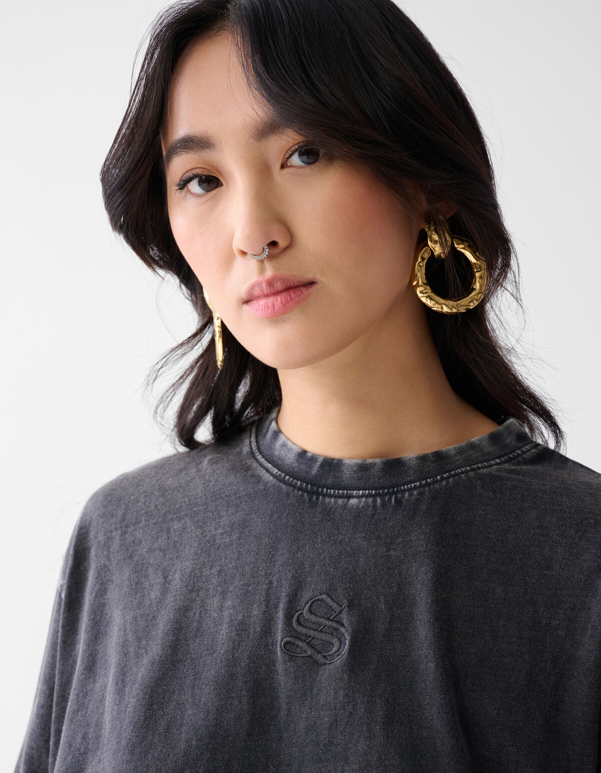 Statement-Ohrringe Gold SHOEBY ACCESSOIRES