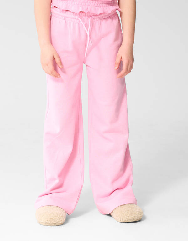 Sweat Hose mit weitem Bein Hellrosa SHOEBY GIRLS