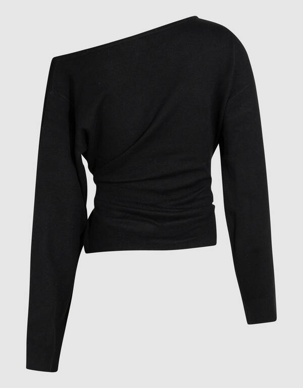 Scarf Strickpullover Schwarz SHOEBY WOMEN