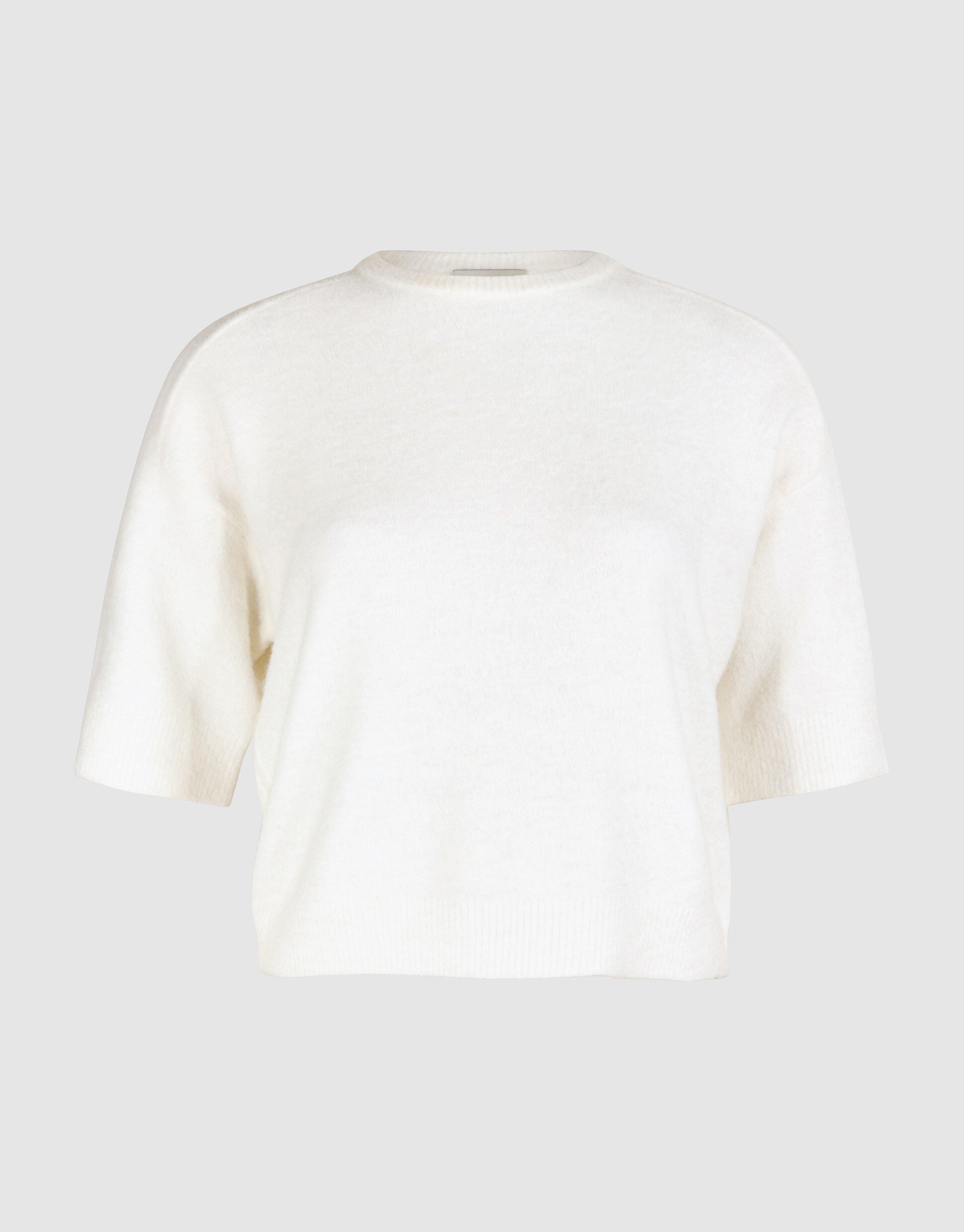 Kurzärmliges Stricktop Off White von Mieke SHOEBY WOMEN