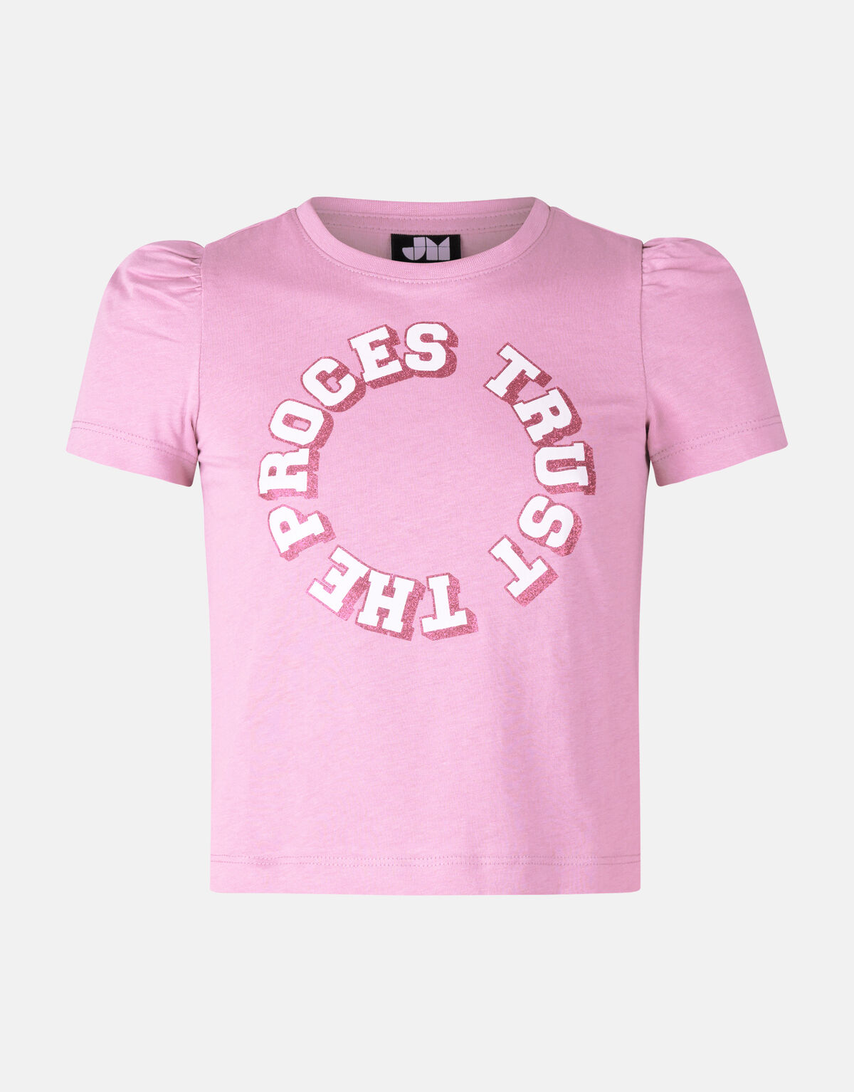 Glitzer Puffärmel T-Shirt JILL&MITCH