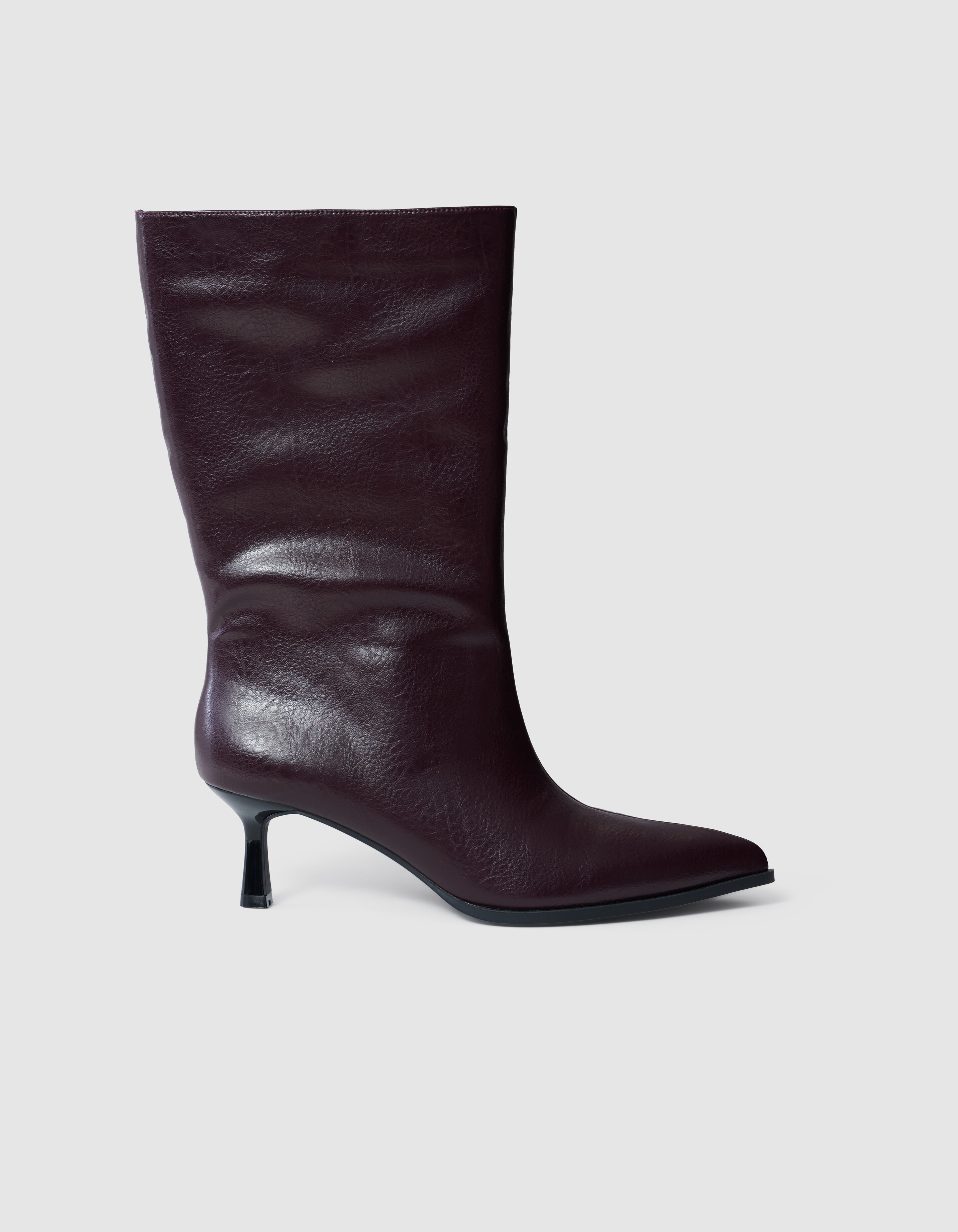 Hohe Stiefel Dunkelrot SHOEBY SHOES