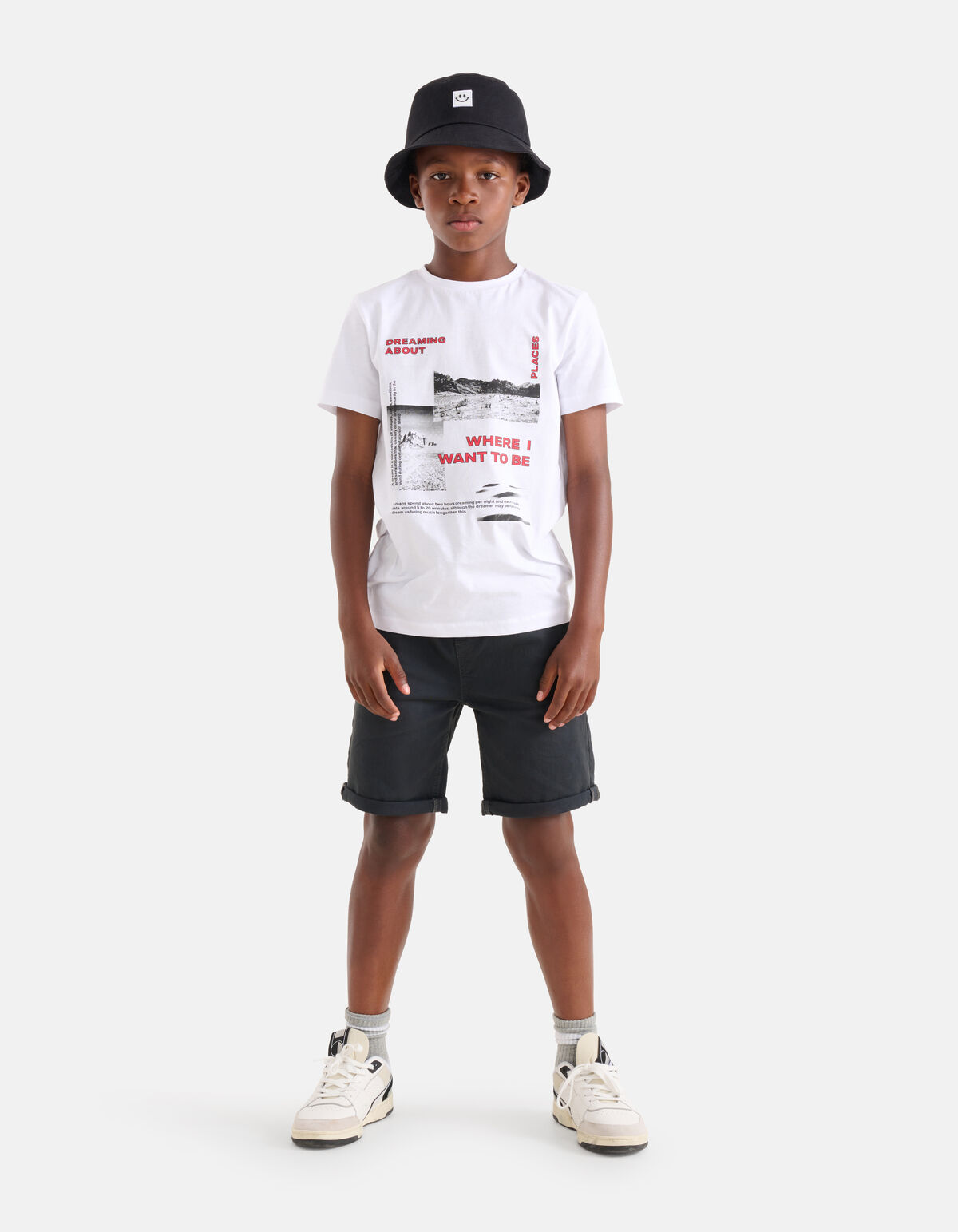 Artwork T-shirt Weiß SHOEBY BOYS