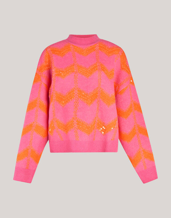 Paillettenpullover Rosa By Furmey SHOEBY WOMEN