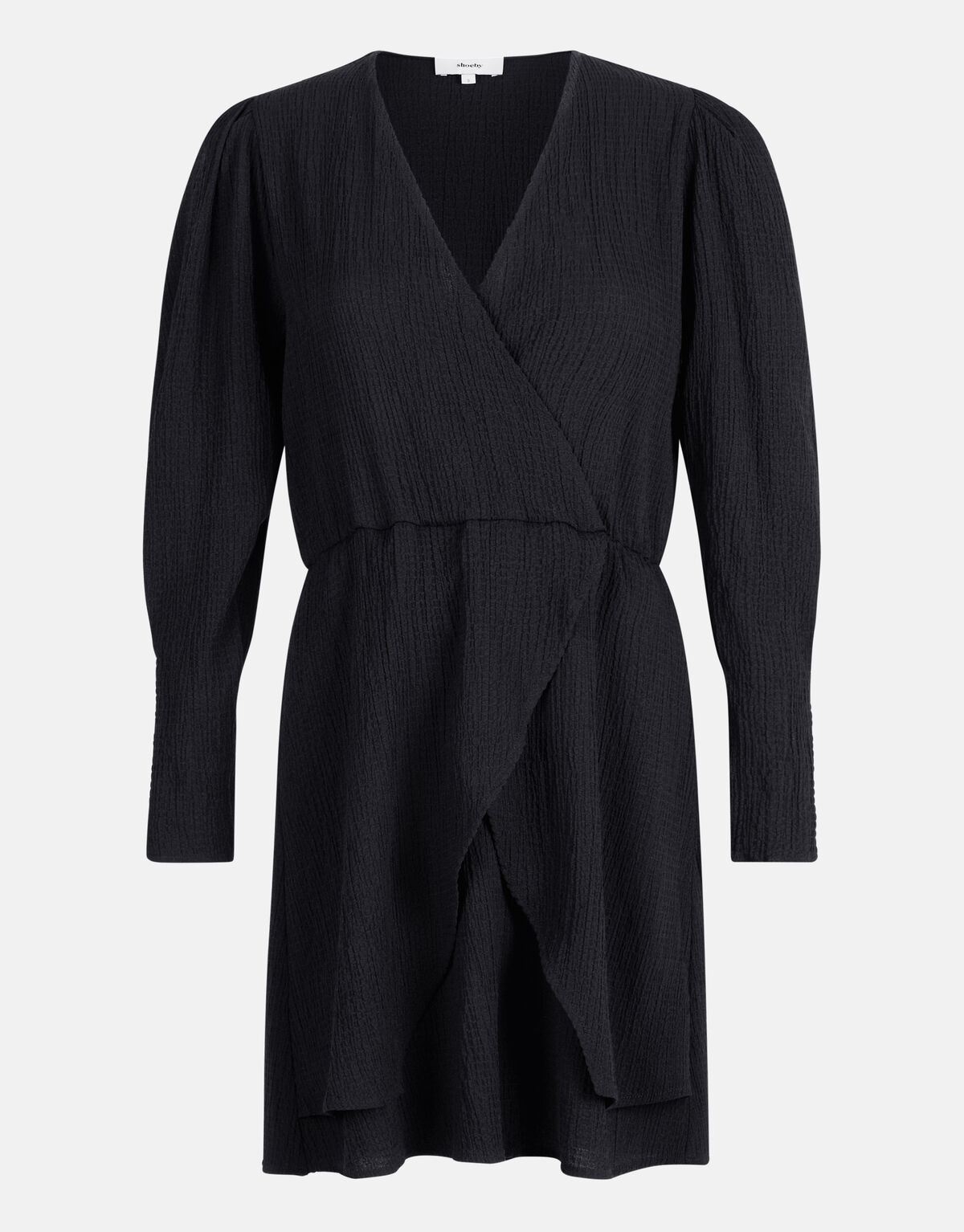 Crinkle Kleid Schwarz SHOEBY WOMEN