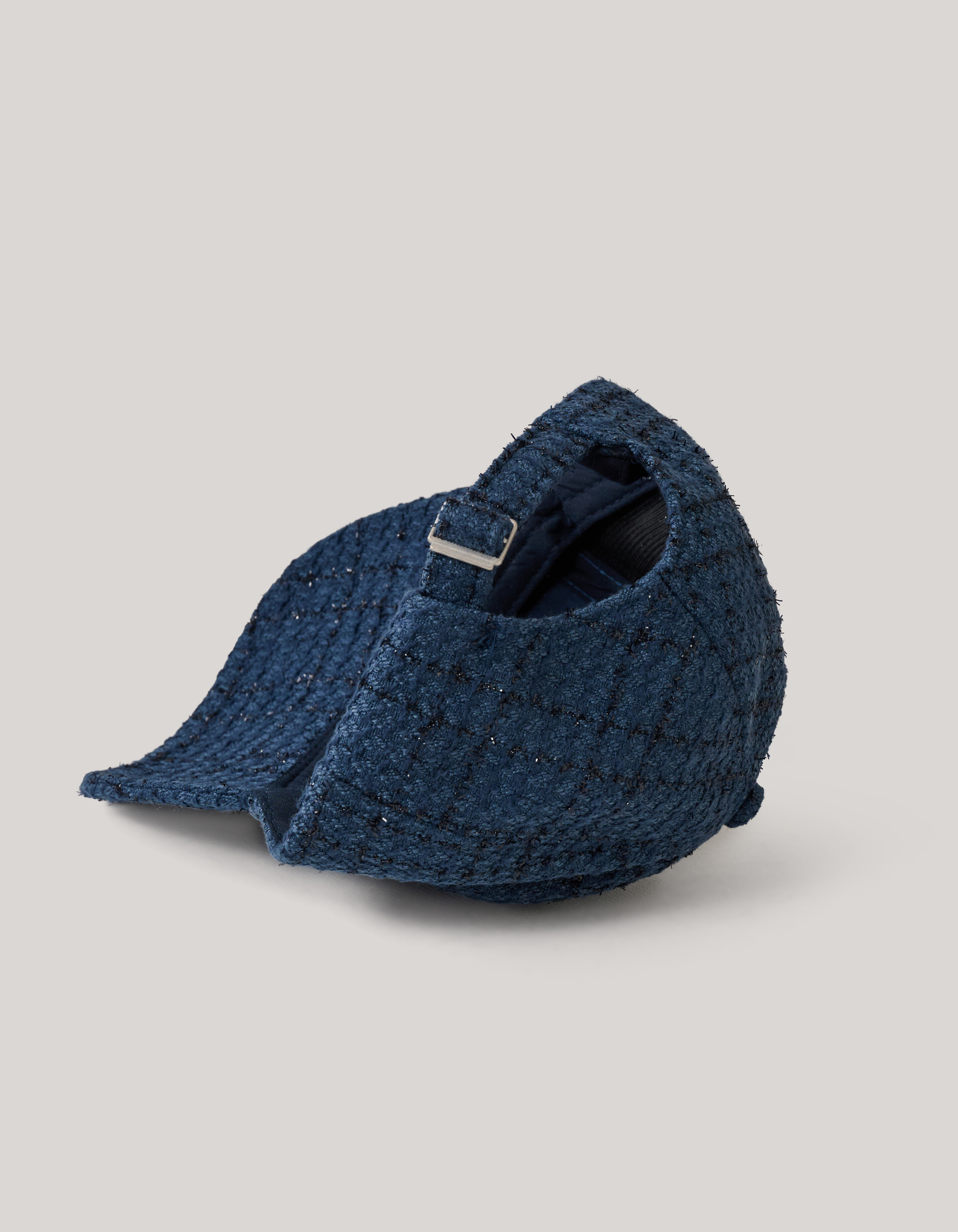 Tweed-Mütze Dunkelblau SHOEBY ACCESSOIRES