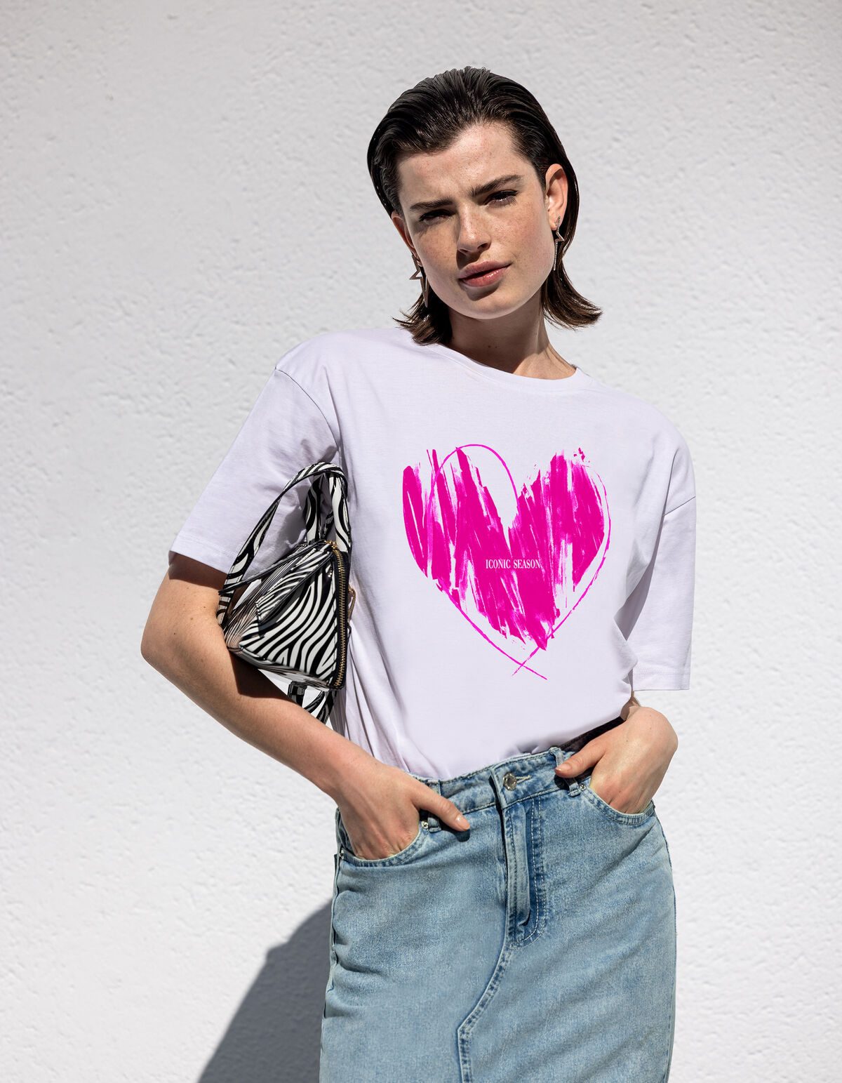 Kunstwerk T-shirt Rosa SHOEBY WOMEN