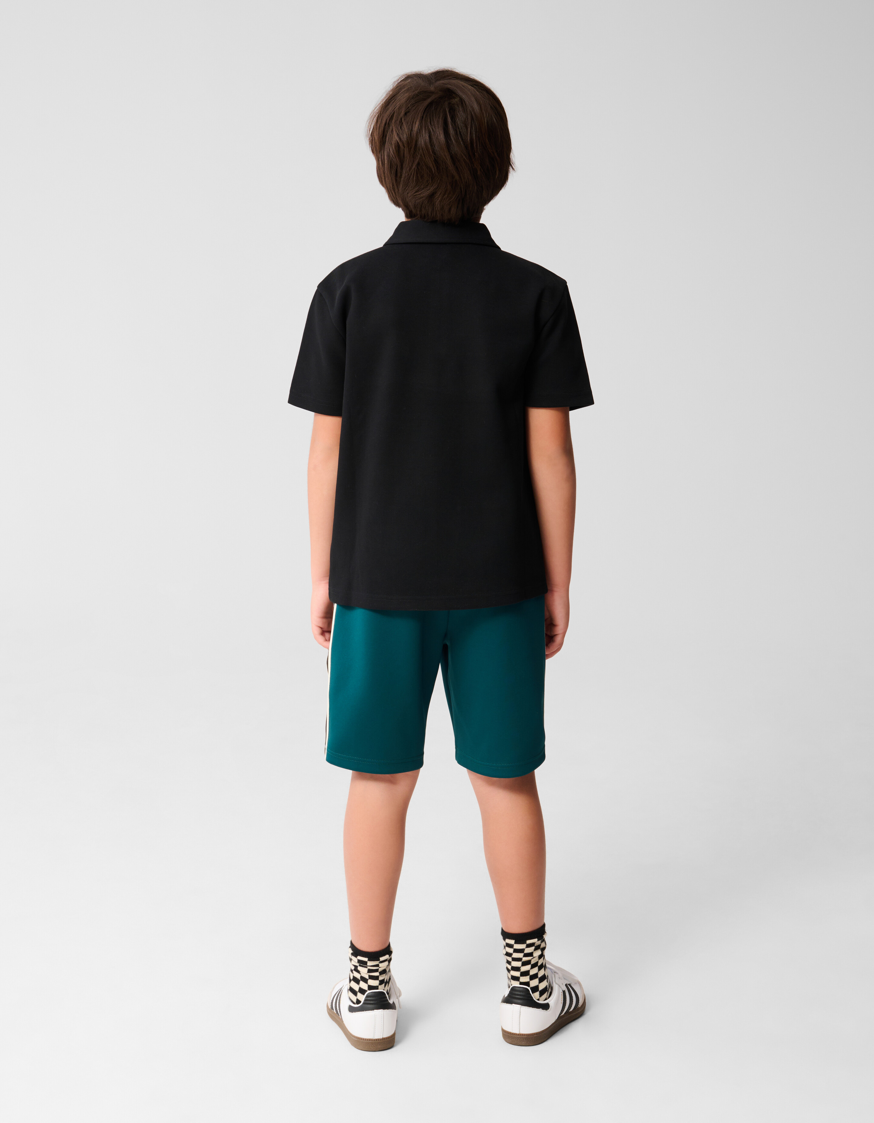 Pique Polo Schwarz SHOEBY BOYS