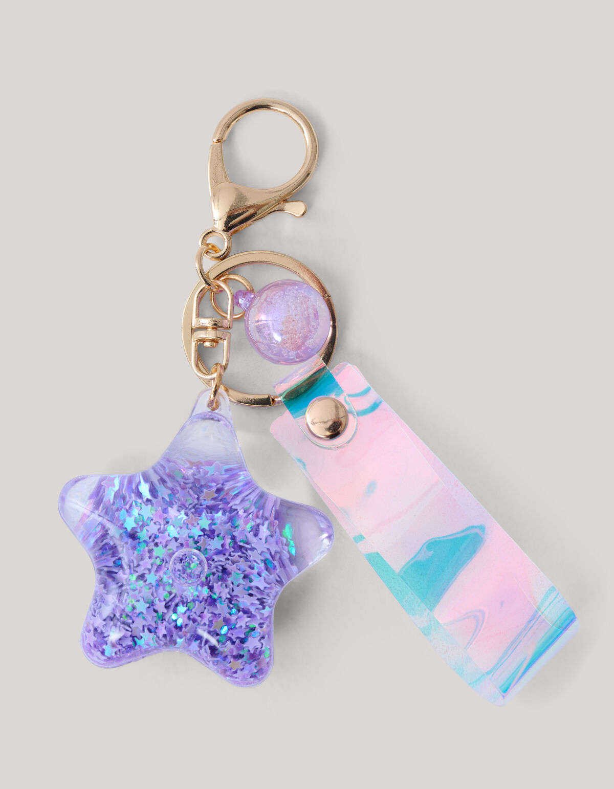 Stern Schl&uuml;sselanh&auml;nger Lila SHOEBY ACCESSOIRES