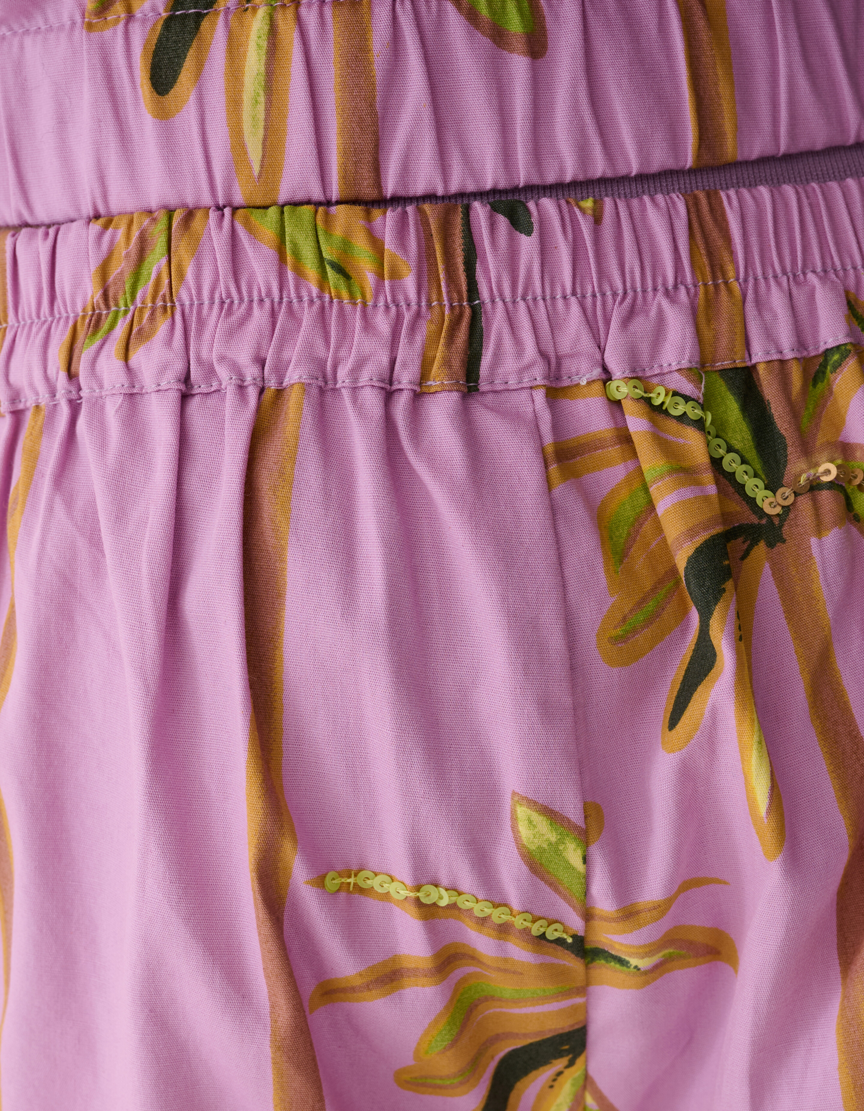 Palmen-Pailletten-Skort Helllila SHOEBY GIRLS