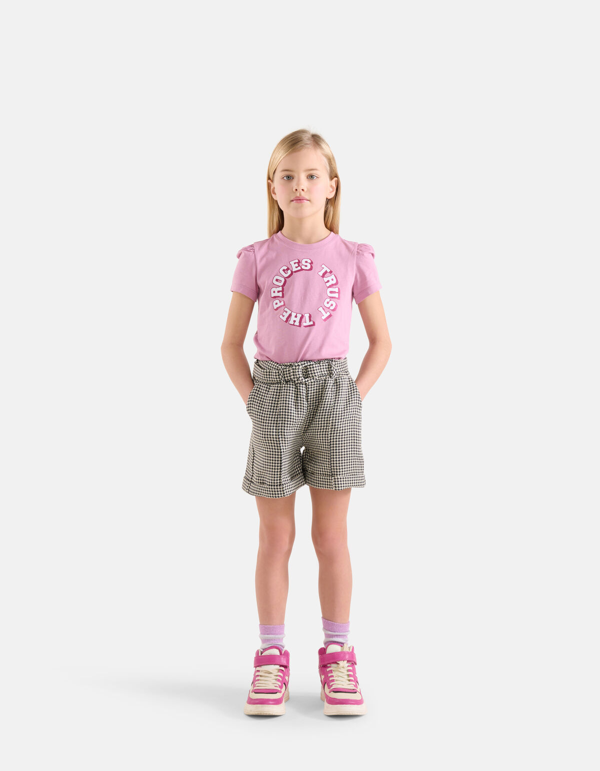 Glitzer Puffärmel T-Shirt JILL&MITCH