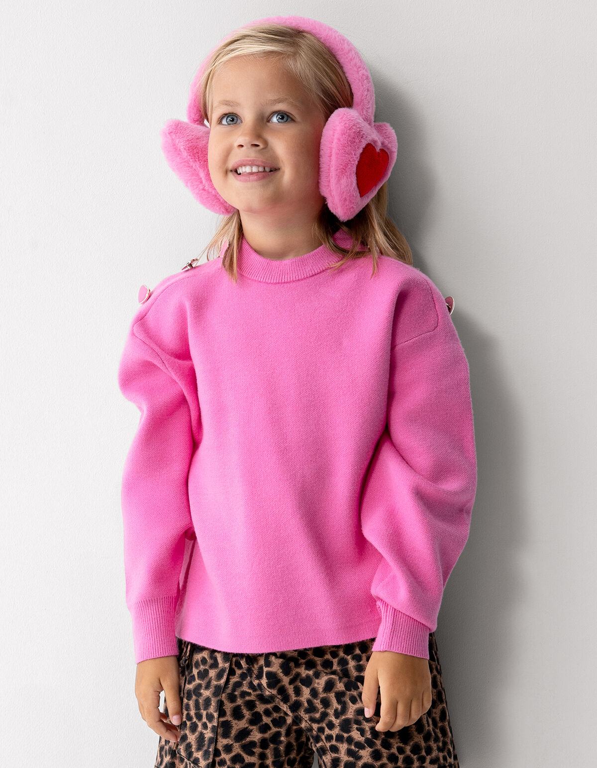 Button Pullover Rosa SHOEBY GIRLS