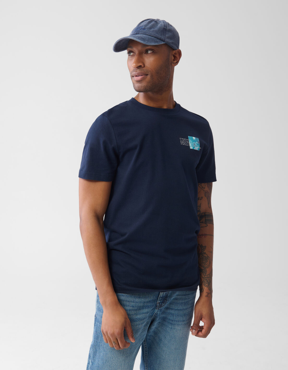 Gewaschene Mütze Dunkelblau SHOEBY MEN