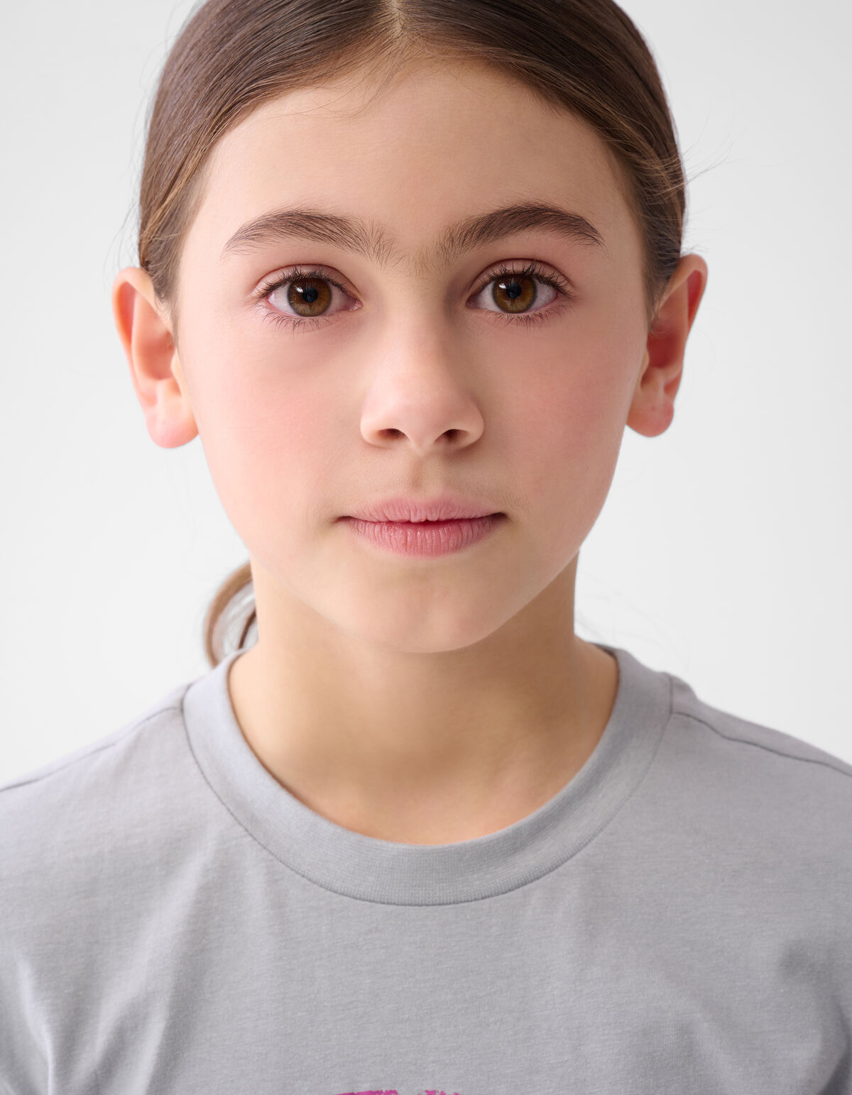 Artwork T-shirt Hellgrau SHOEBY GIRLS