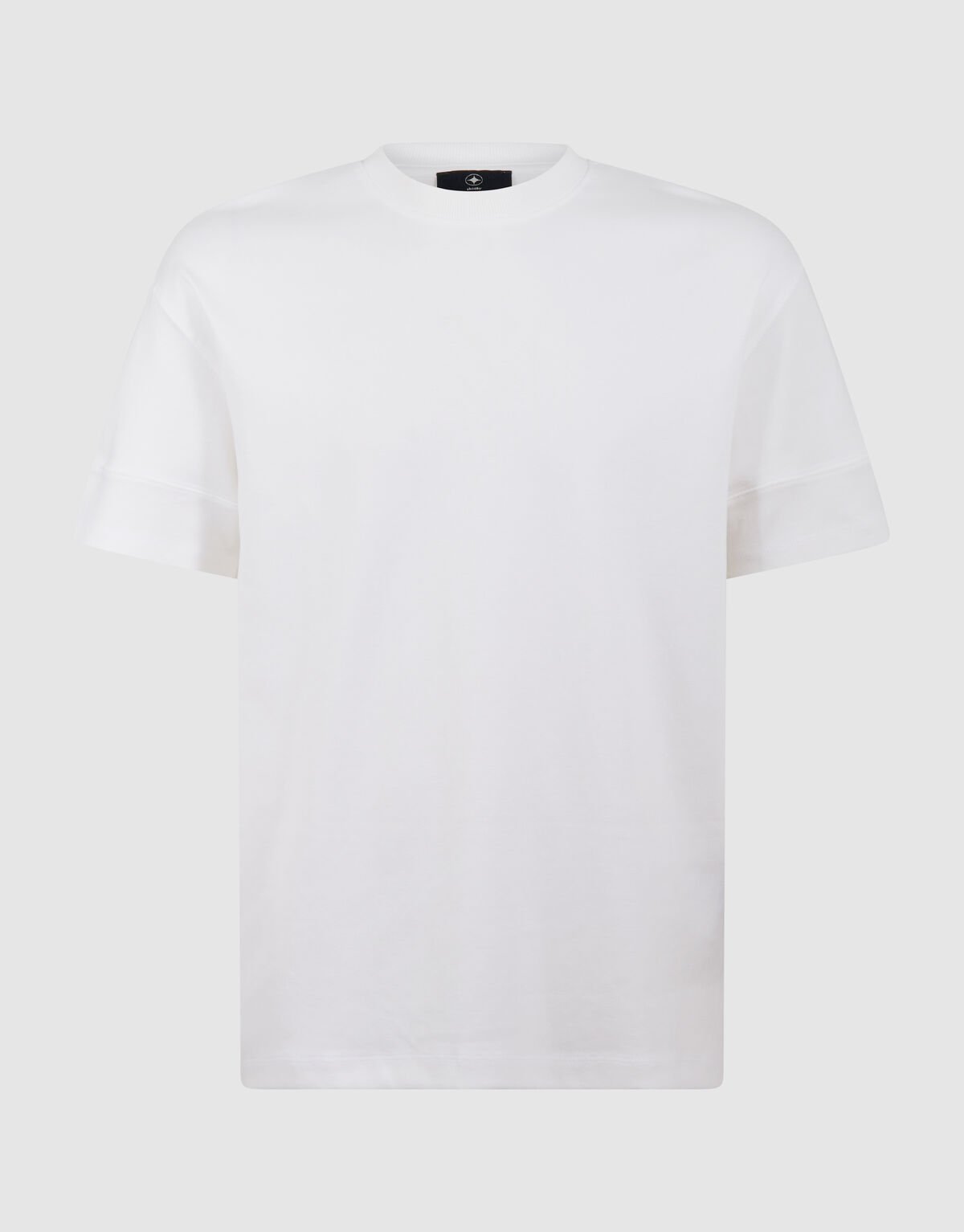 Minimalistisches T-Shirt in Wei&szlig; SHOEBY MEN