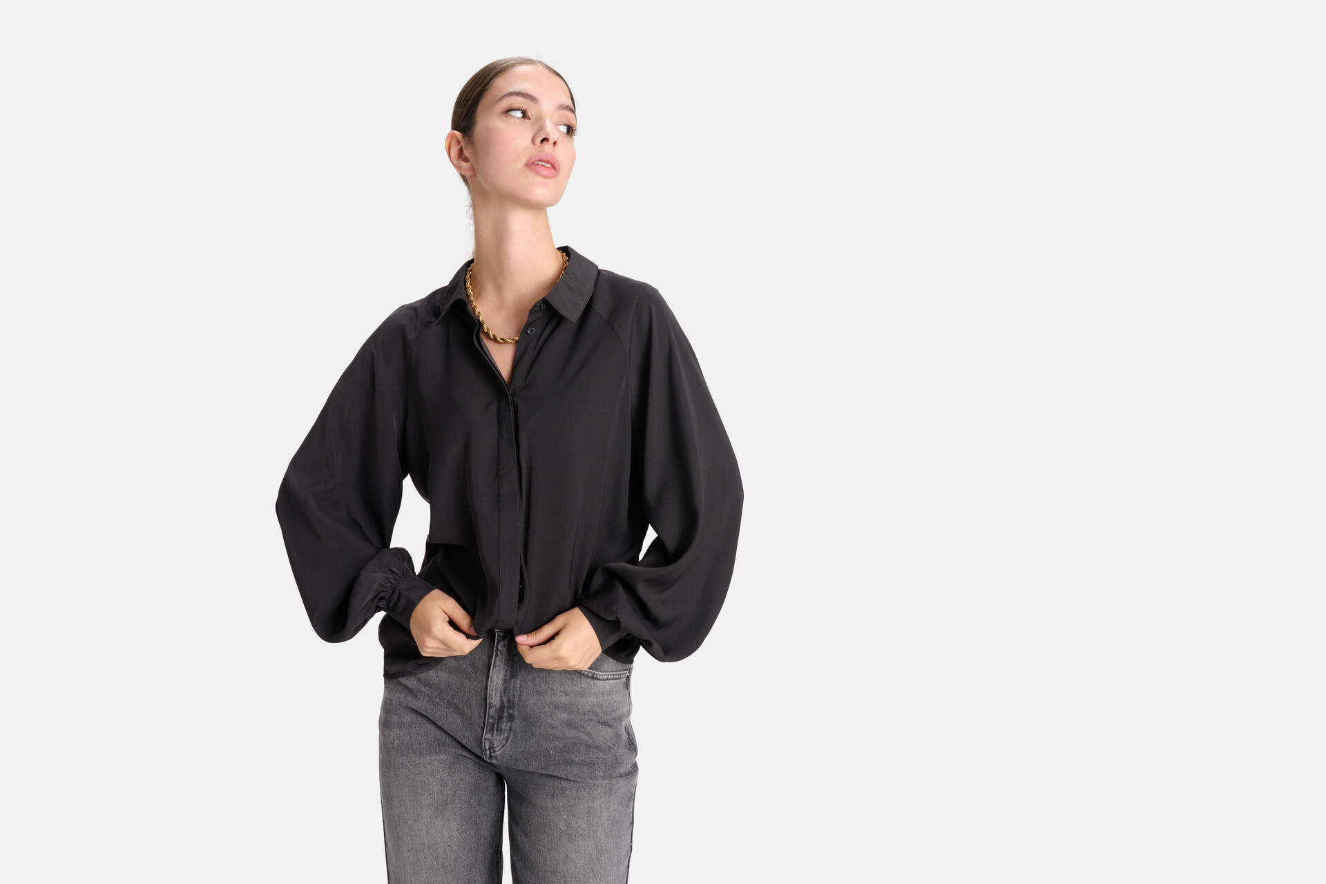 Bluse Schwarz SHOEBY WOMEN