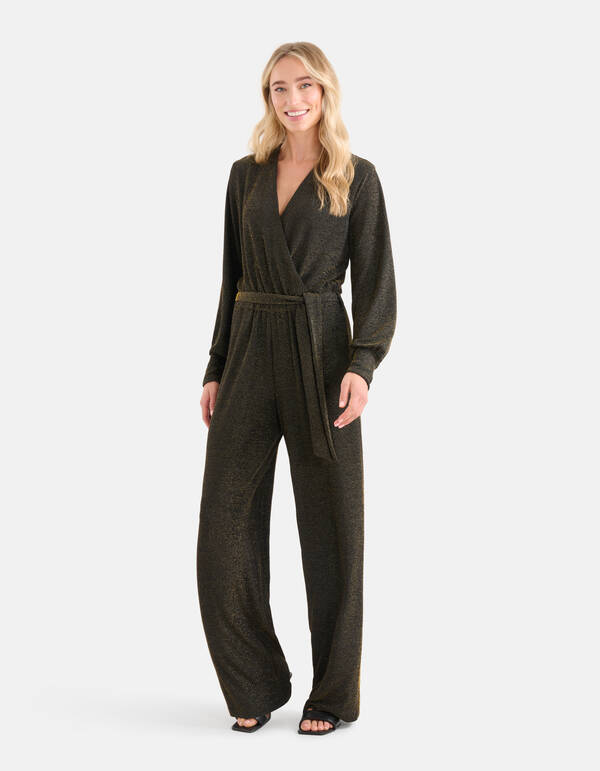 Lurex-Overall Schwarz von Nicolette SHOEBY WOMEN
