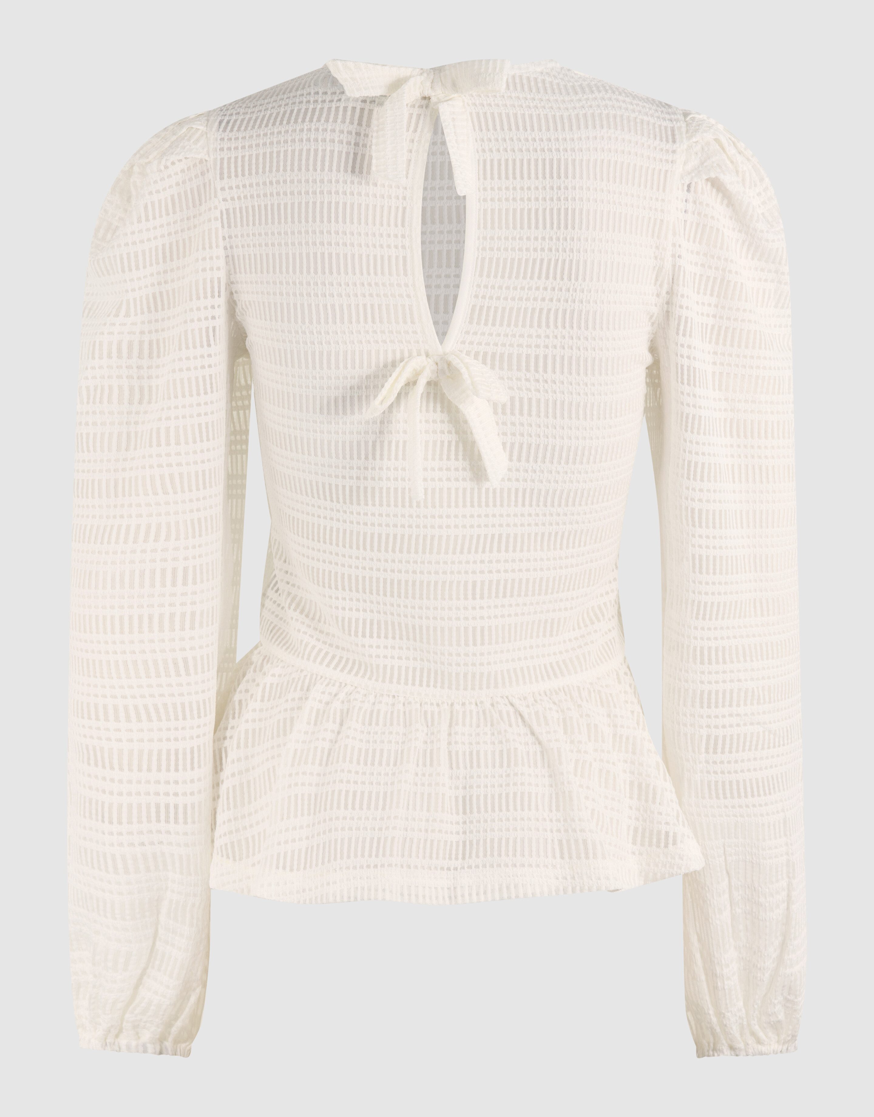 Bluse mit Maschenstruktur Off White SHOEBY WOMEN