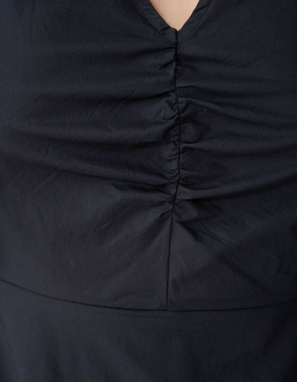 Popeline Maxi Kleid Schwarz SHOEBY WOMEN