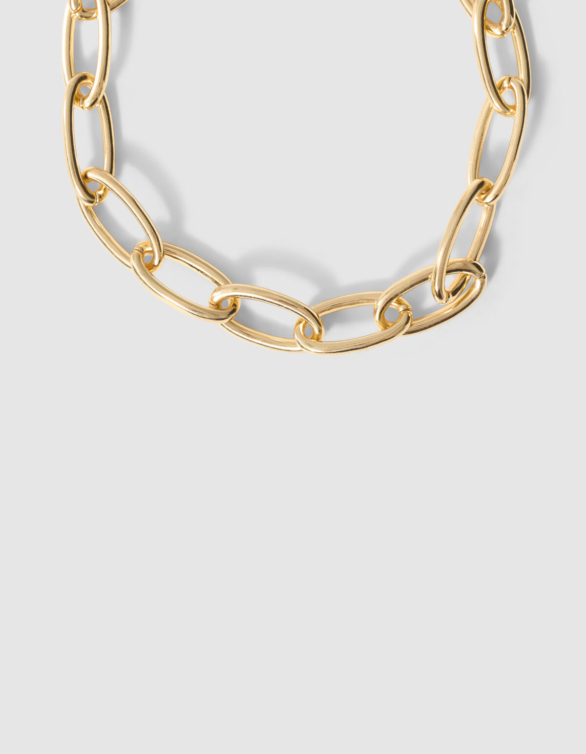 Oval Chain Halskette aus Gold SHOEBY ACCESSOIRES