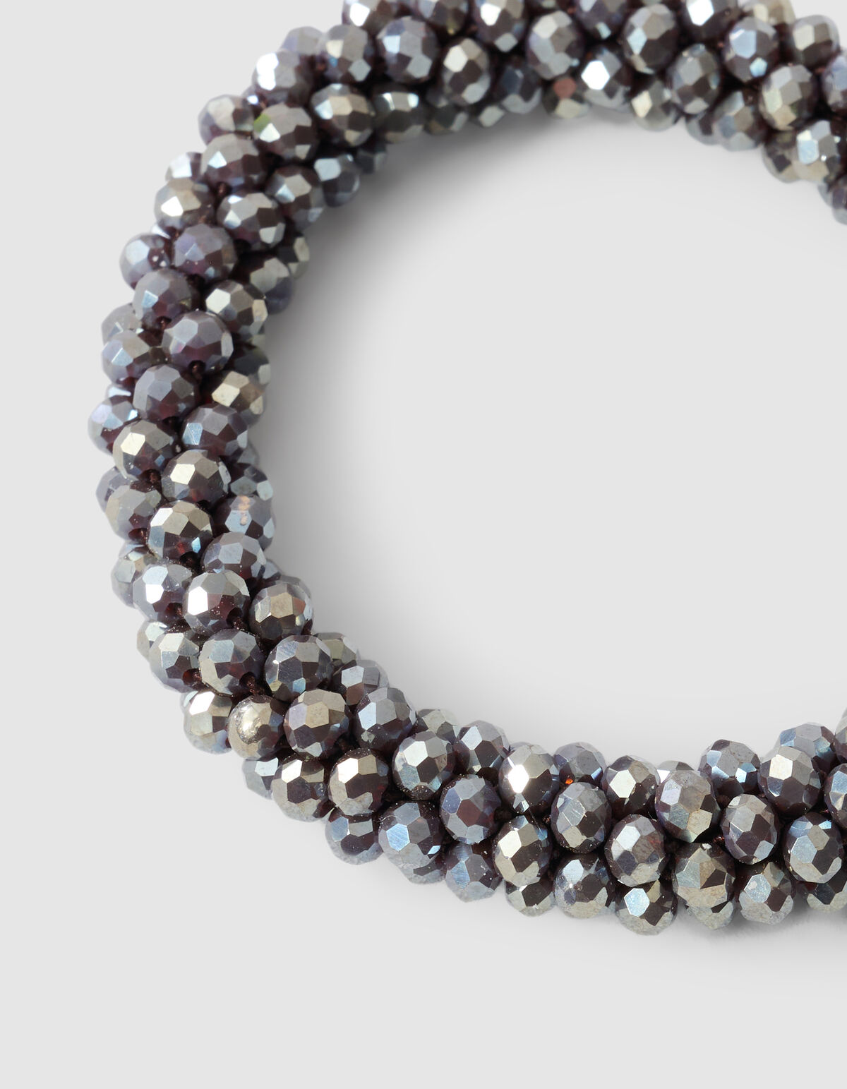 Perlenhaargummi Dunkelgrau SHOEBY ACCESSOIRES