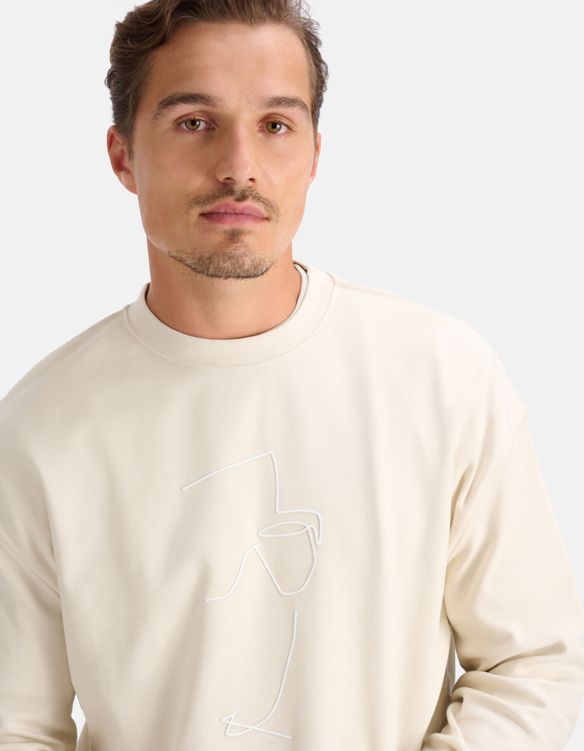 Pullover mit Rundhalsausschnitt Off White SHOEBY MEN